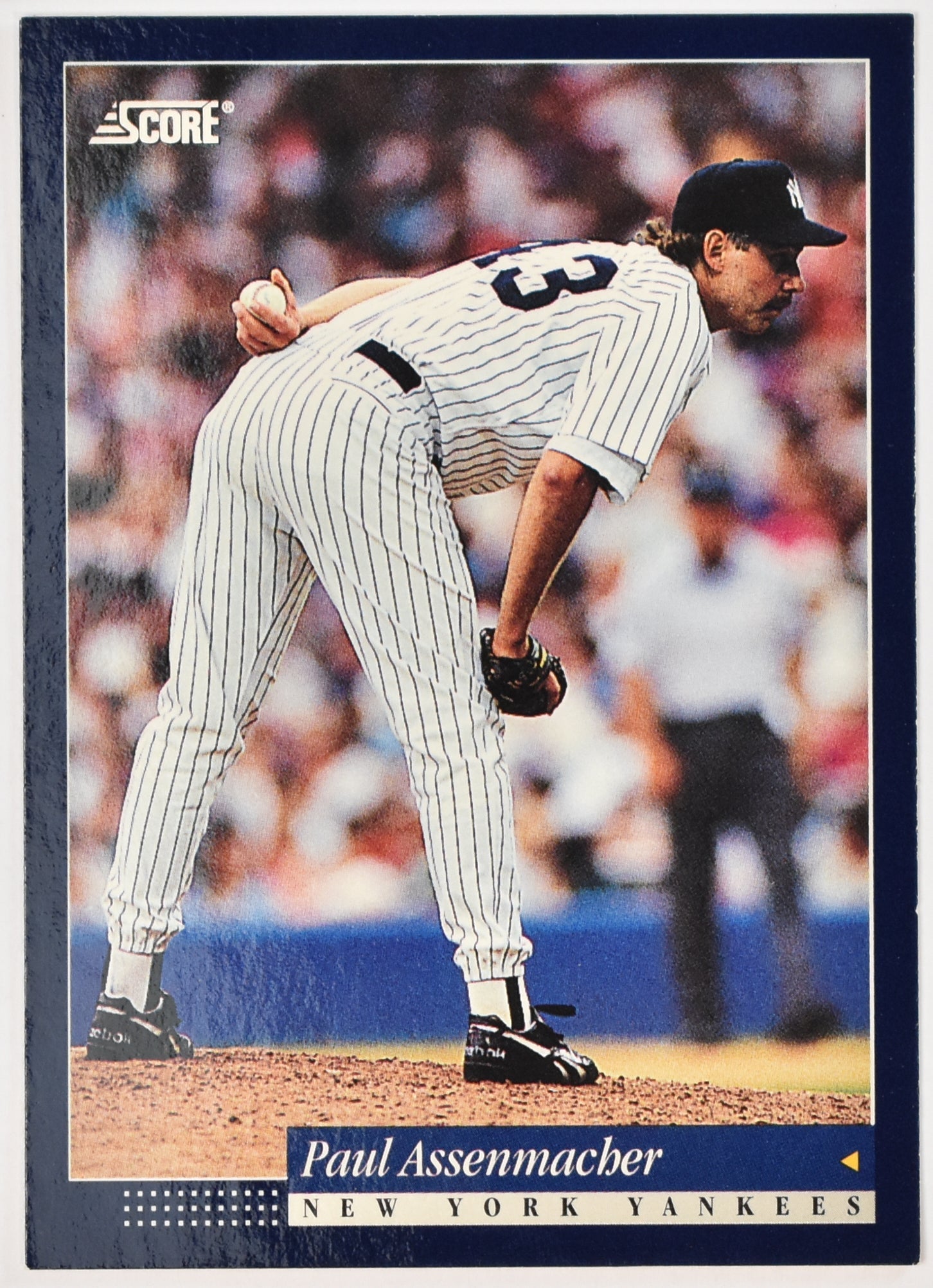 Paul Assenmacher 224 Score 1993 Pinnacle Baseball Card