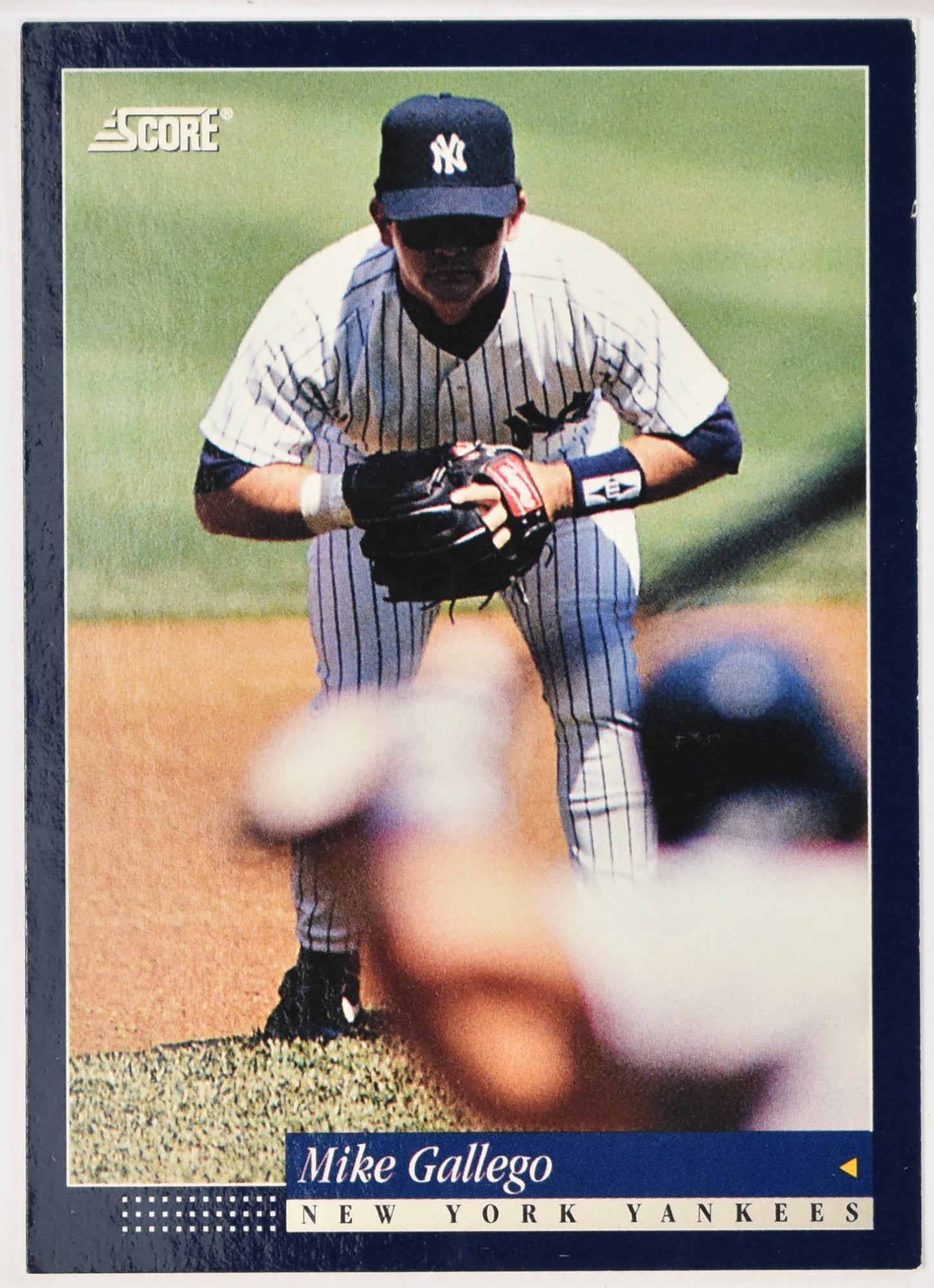Mike Gallego 244 Score 93 Pinnacle Baseball Card