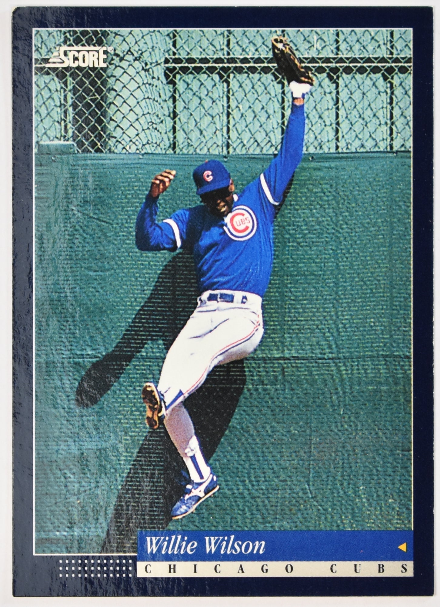 Willie Wilson 134 Score 1993 Pinnacle Baseball Card
