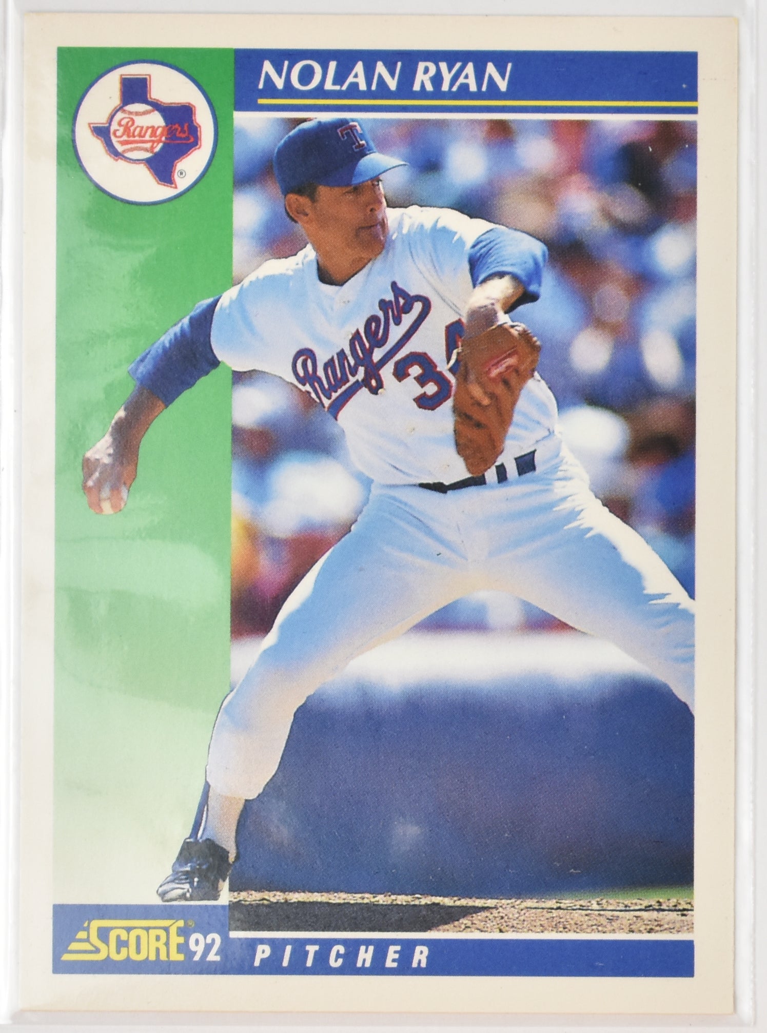 Nolan Ryan Baseball Card 2 Score 1992