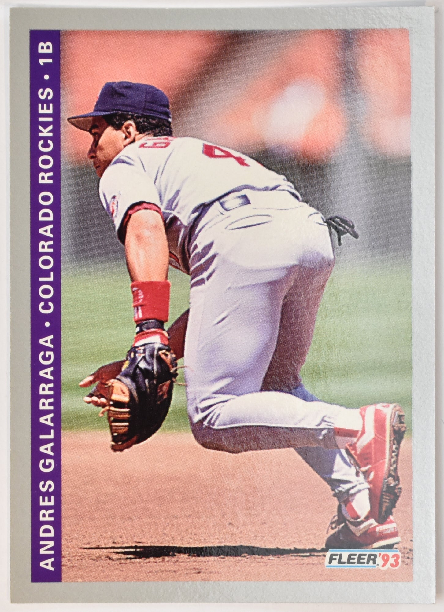 Andres Galarraga 409 Fleer 1993 Baseball Card