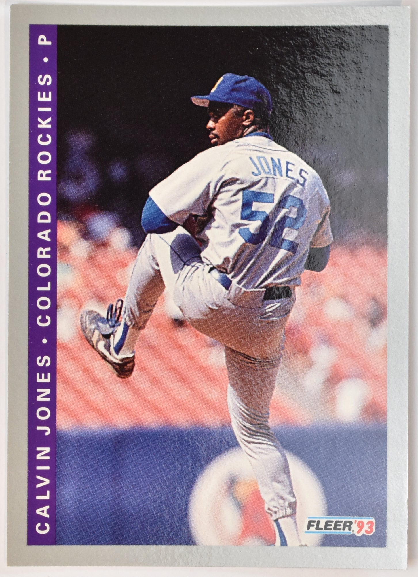 Calvin Jones 413 Fleer 1993 Baseball Card