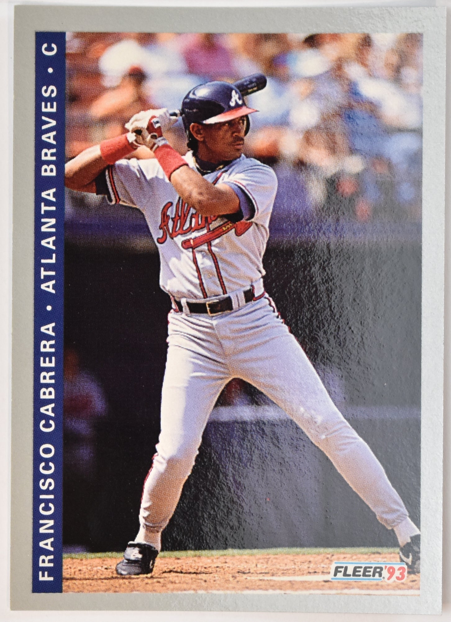 Francisco Cabrera 365 Fleer 1993 Baseball Card