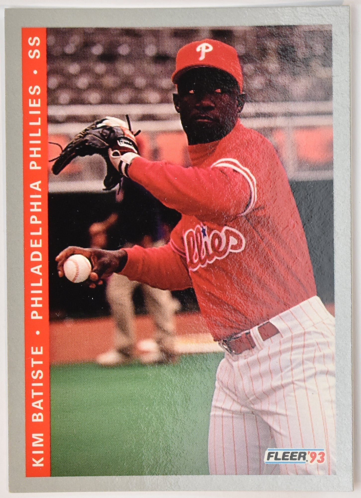 Kim Batiste 485 Fleer 1993 Baseball Card