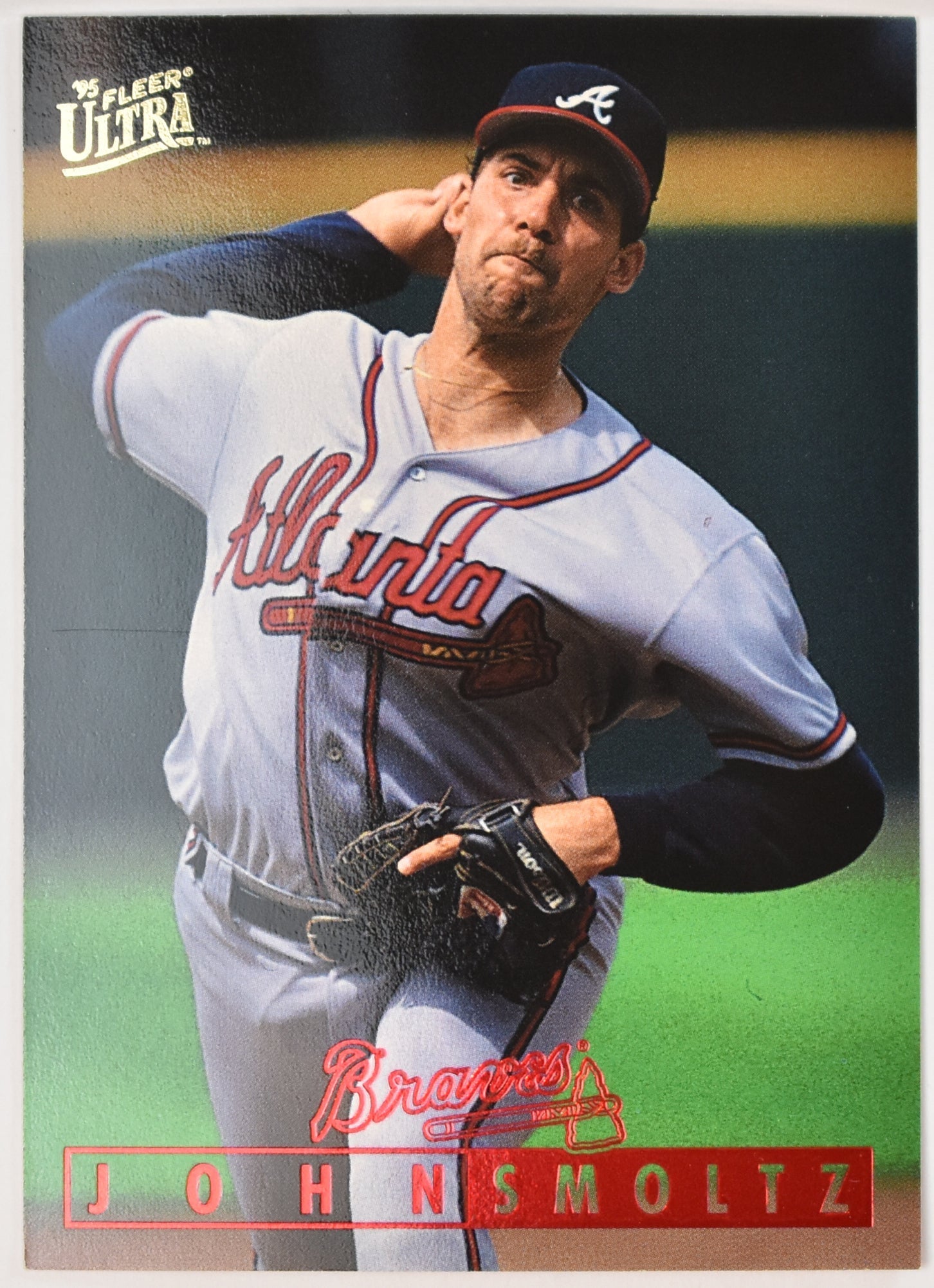 John Smoltz 133 Fleer Ultra 1995 Baseball Card