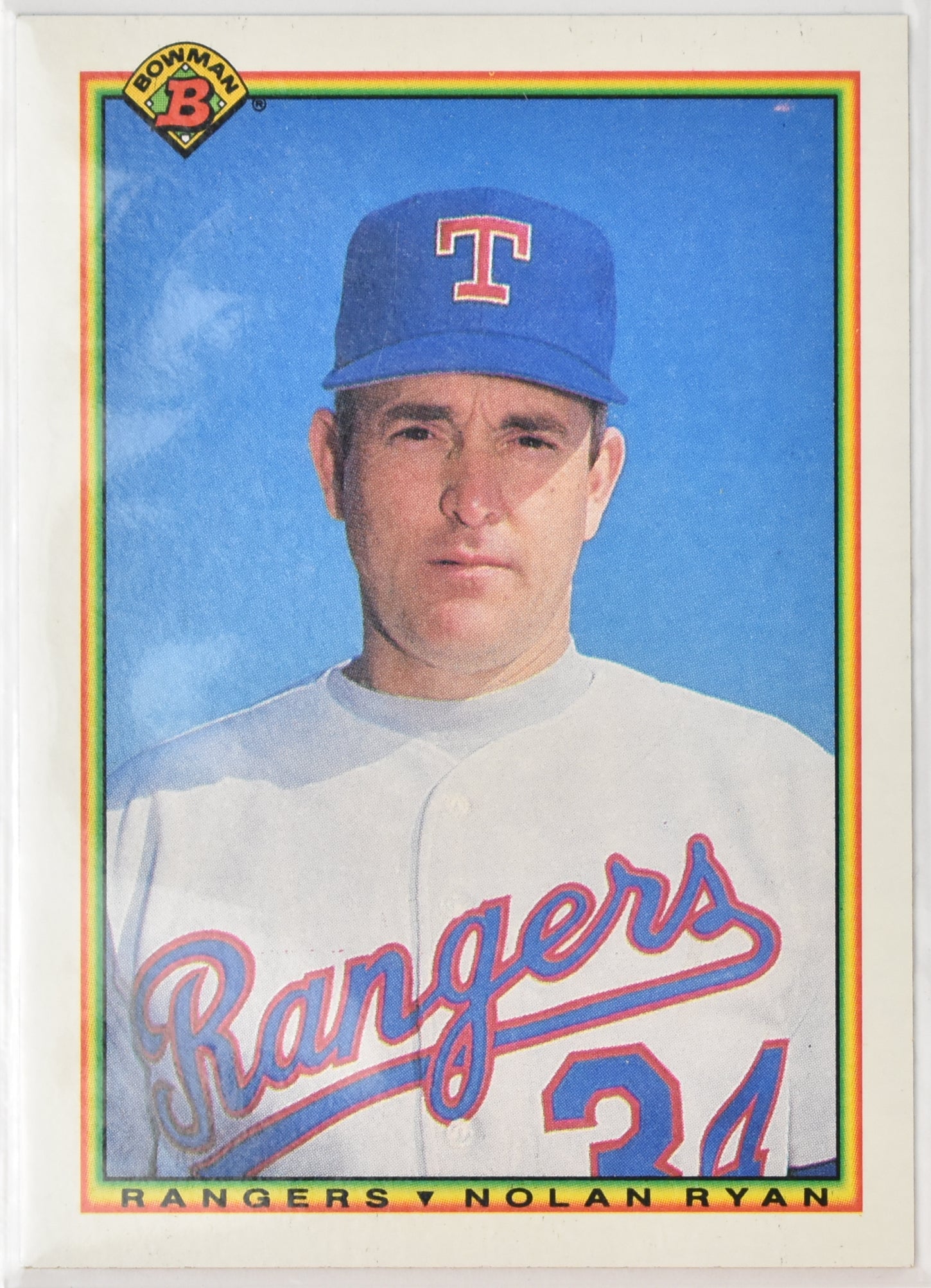 Nolan Ryan Baseball Card 486 Topps 1990 Bowman