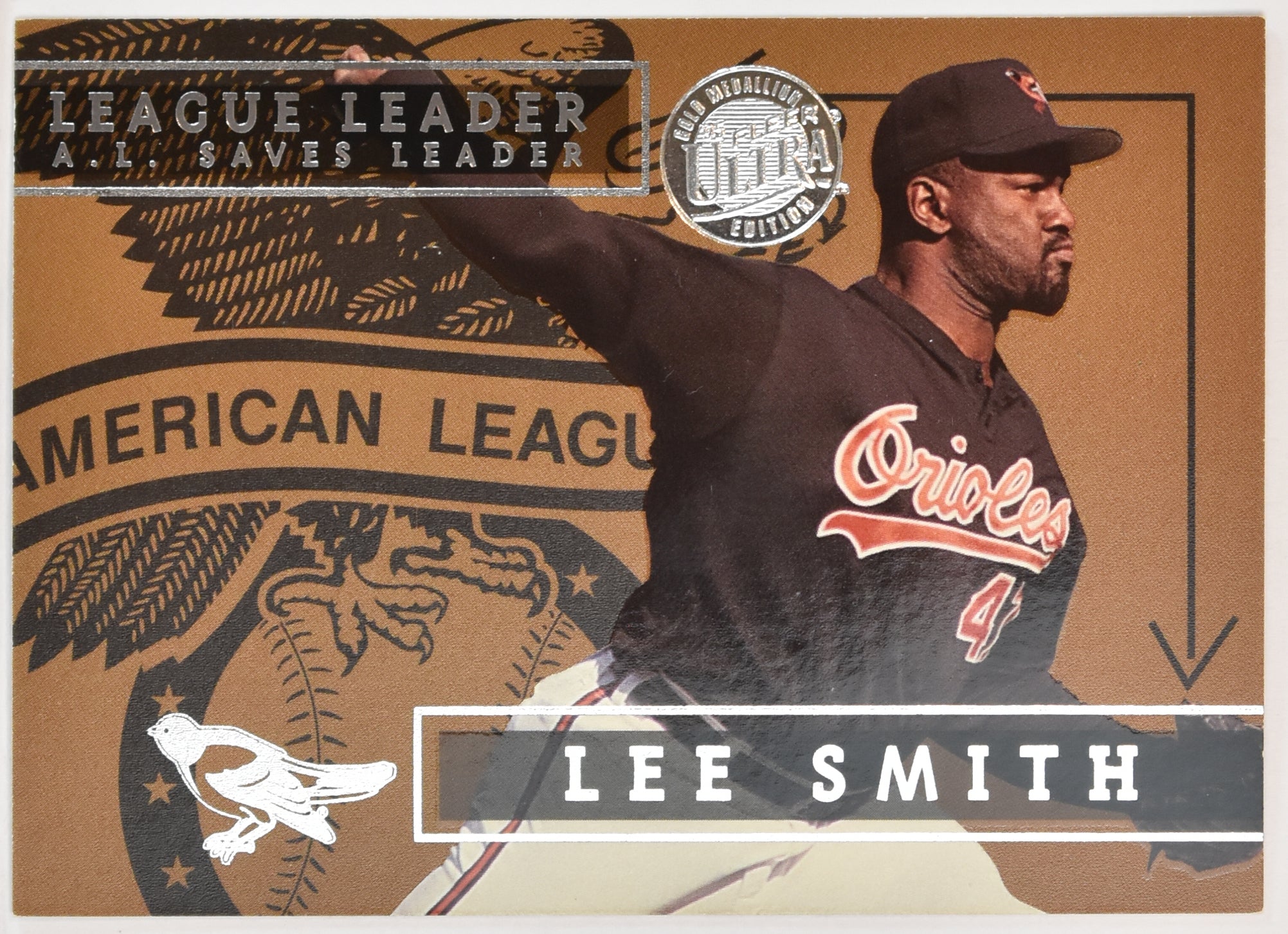 Lee Smith 5 of 10 Fleer 1995 Baseball Card