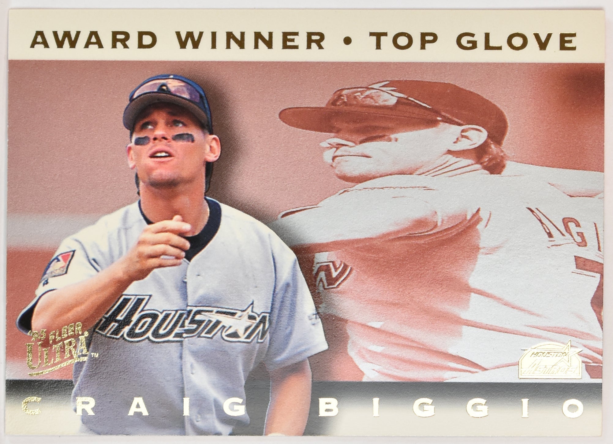 Craig Biggie 12 of 15 1995 Fleer Baseball Card