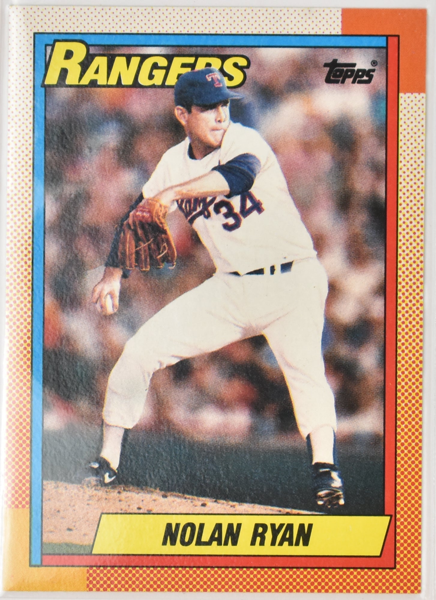 Nolan Ryan Baseball Card 1 Topps 1990