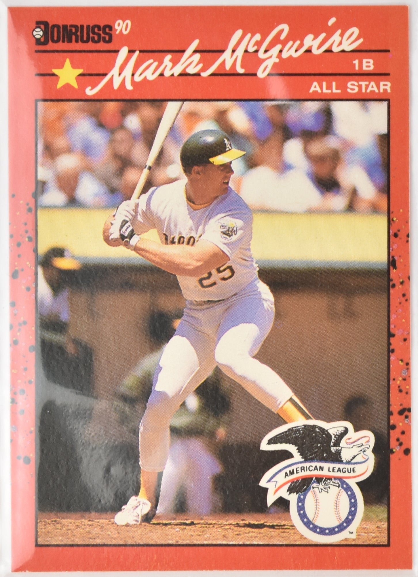 Mark McGwire Baseball Card 697 Donruss 1990 All Star Card