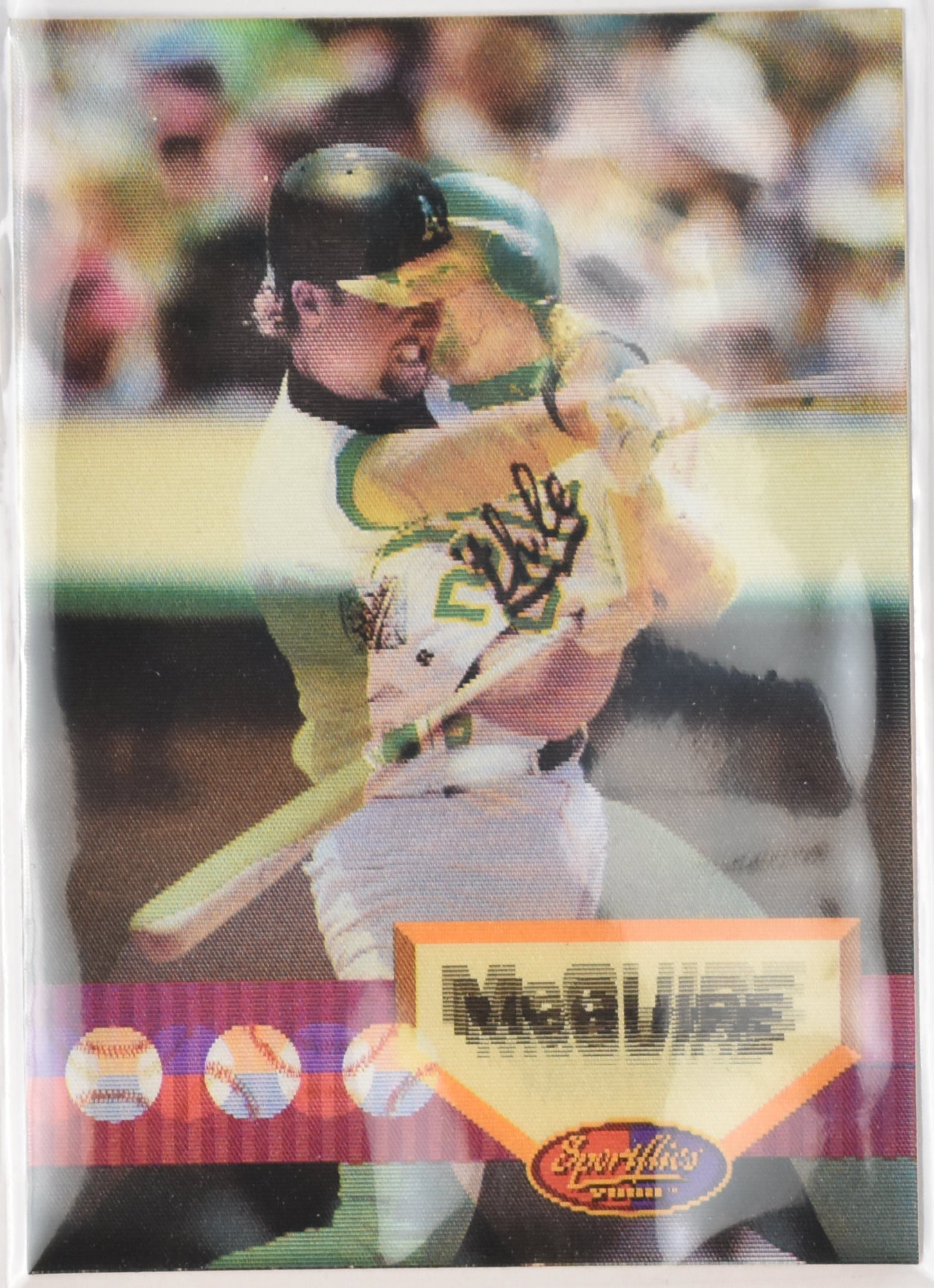Mark McGwire Baseball Card 4 Sports Flics 1994 Pinnacle