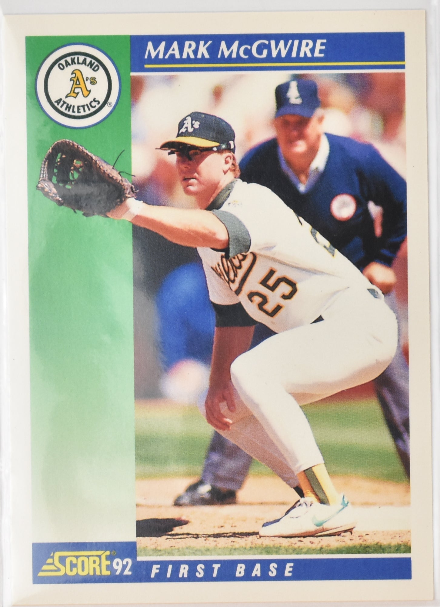 Mark McGwire Baseball Card 20 Score 1992