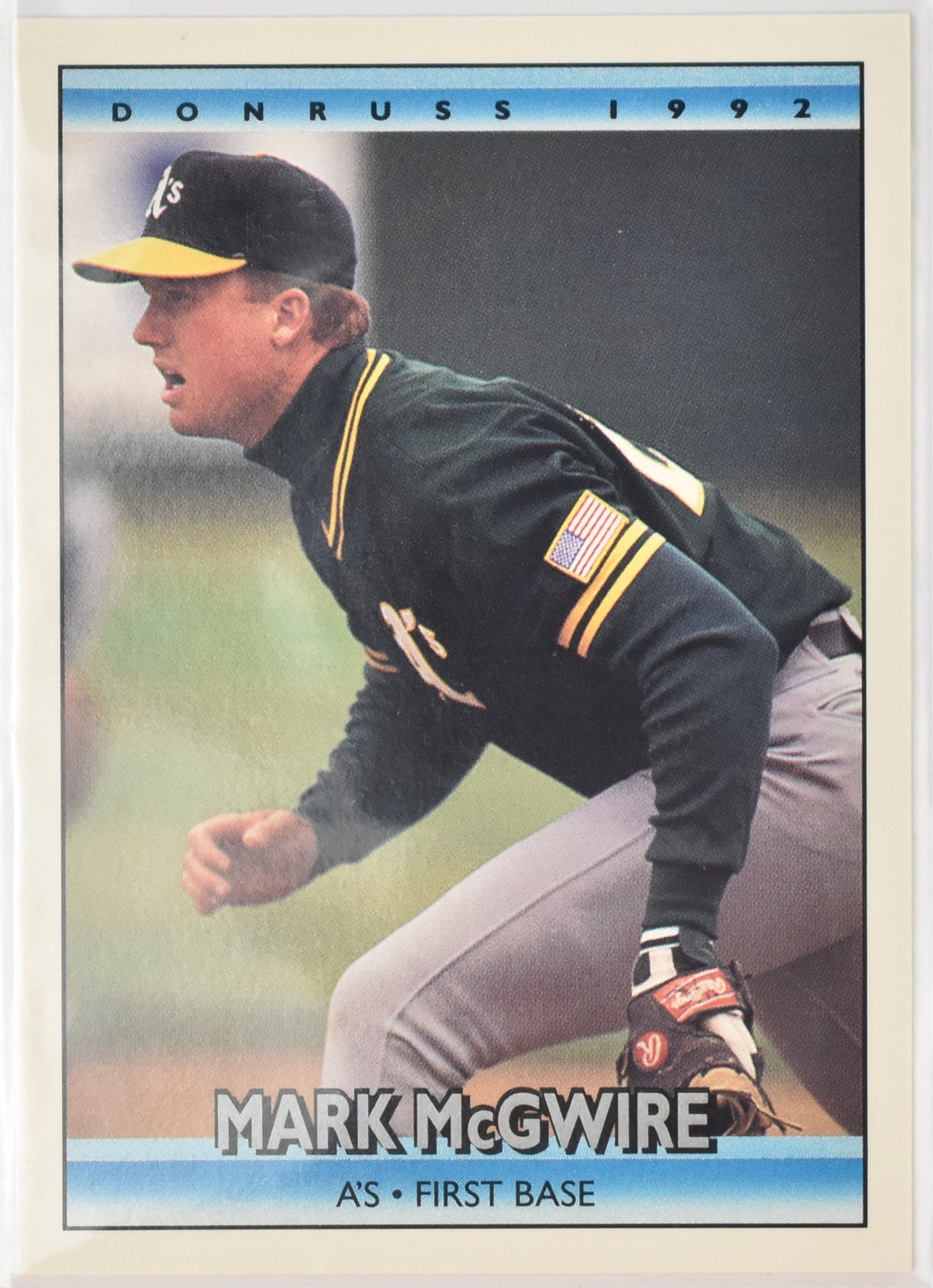 Mark McGwire Baseball Card 348 Leaf 1991 Donruss