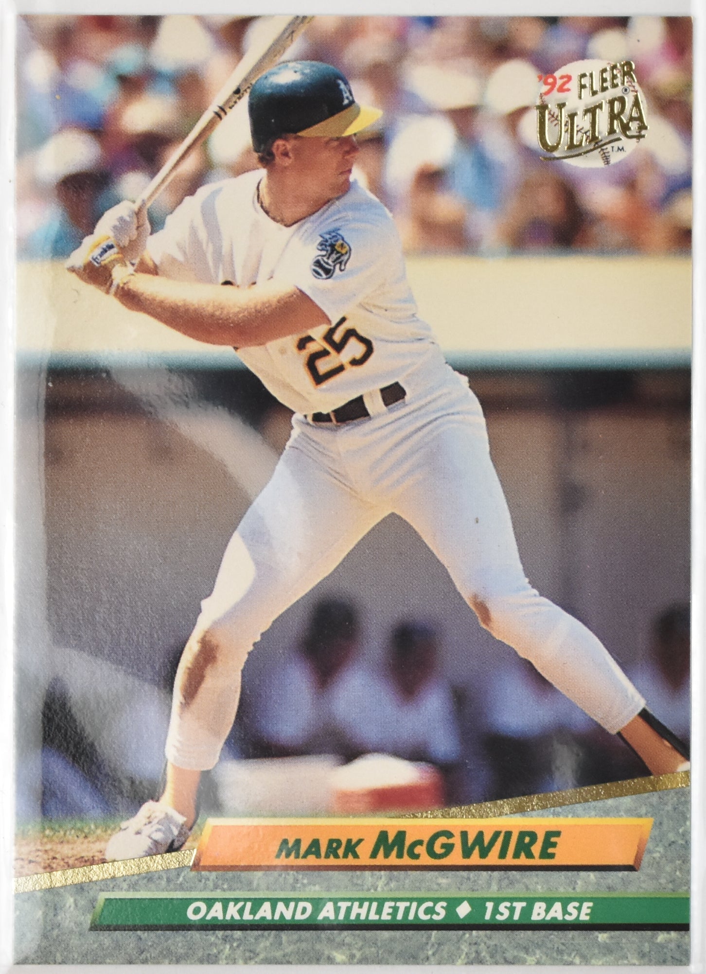 Mark McGwire Baseball Card 115 Fleer Ultra 1992