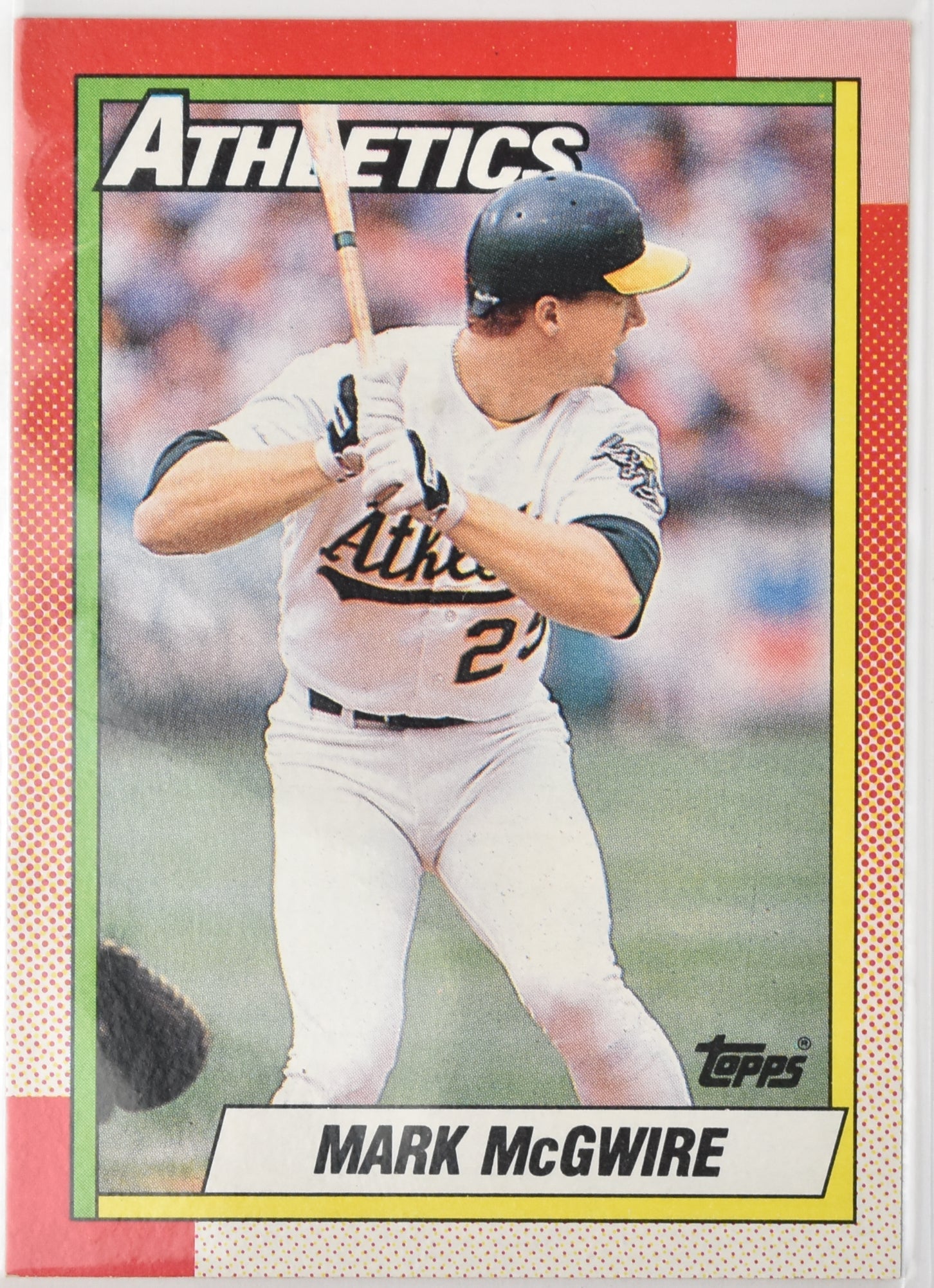 Mark McGwire Baseball Card 690 Topps 1990