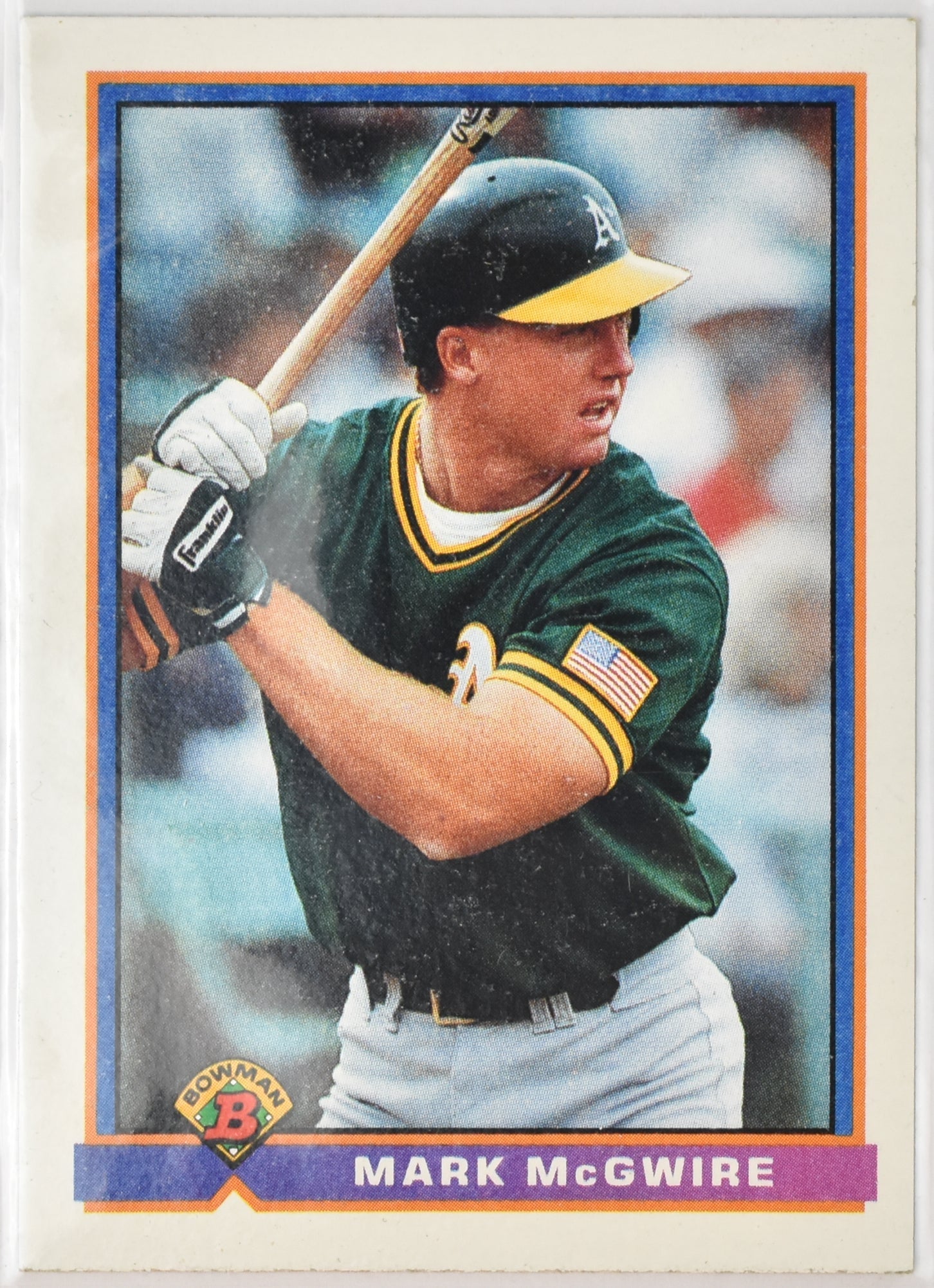 Mark McGwire Baseball Card 234 Bowman 1991 Topps