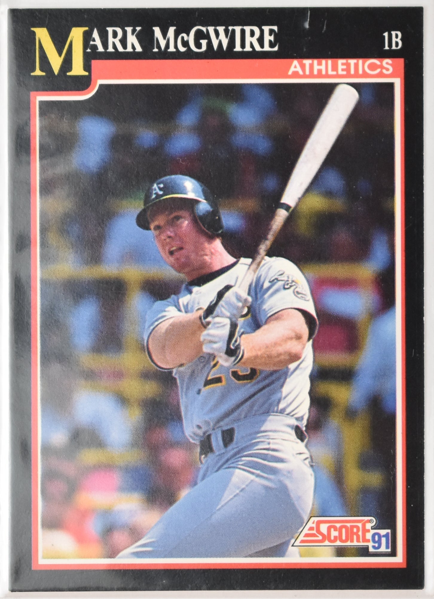 Mark McGwire Baseball Card 324 1991 Score
