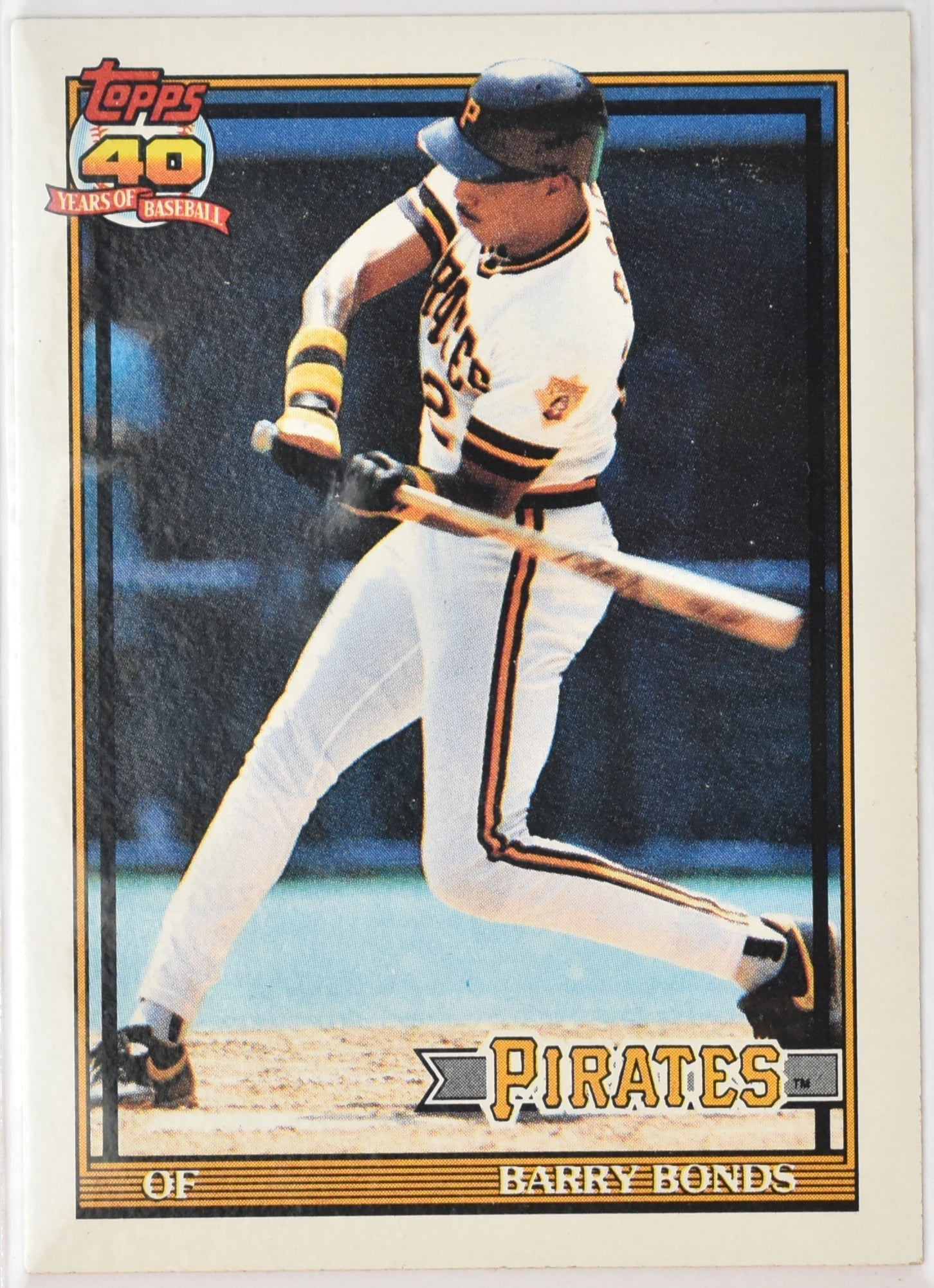 Barry Bonds Baseball Card 570 Topps 1991