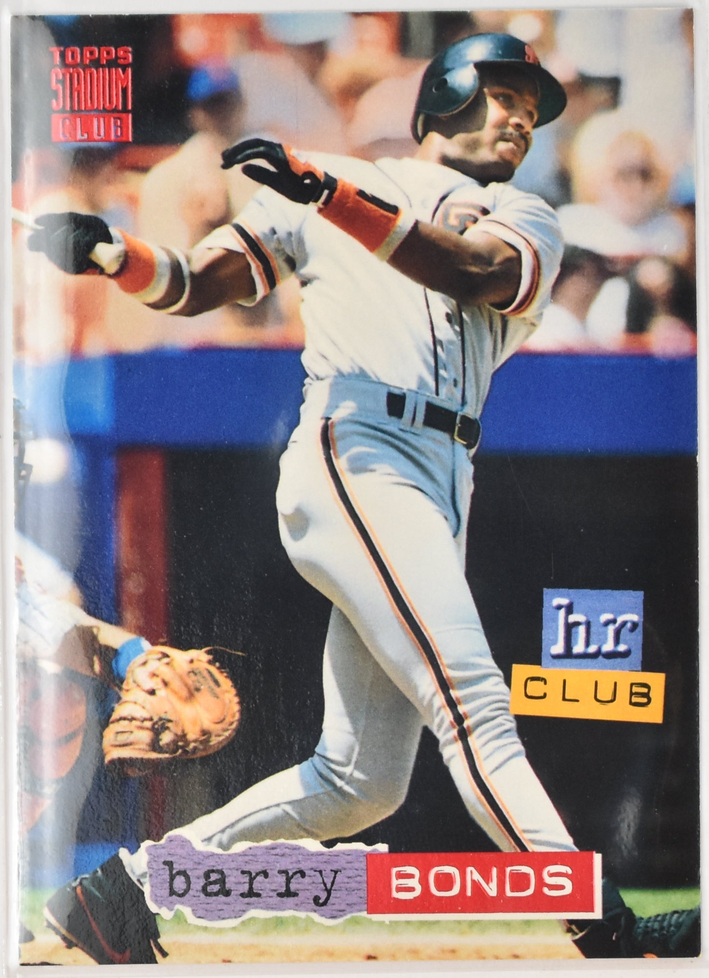 Barry Bonds Baseball Card 259 Topps 1994 Stadium Club