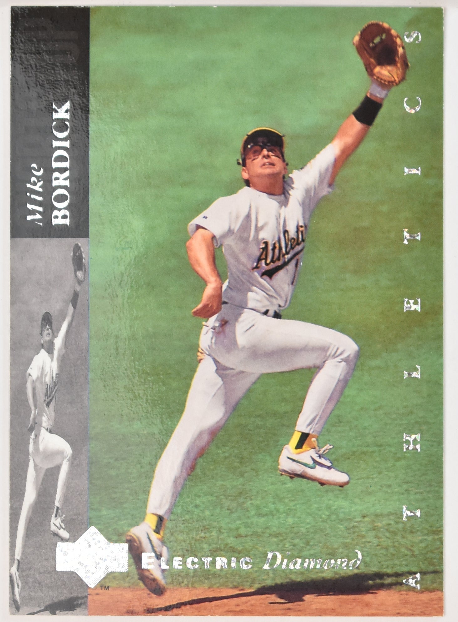 Mike Bordick 174 Upper Deck Electric Diamond Baseball Card 1994