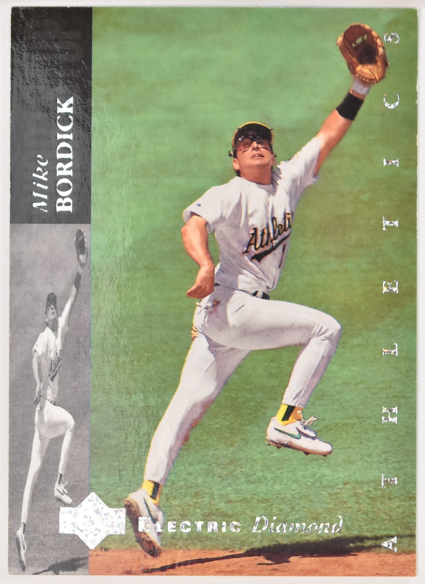 Mike Bordick 174 Upper Deck Electric Diamond Baseball 1994