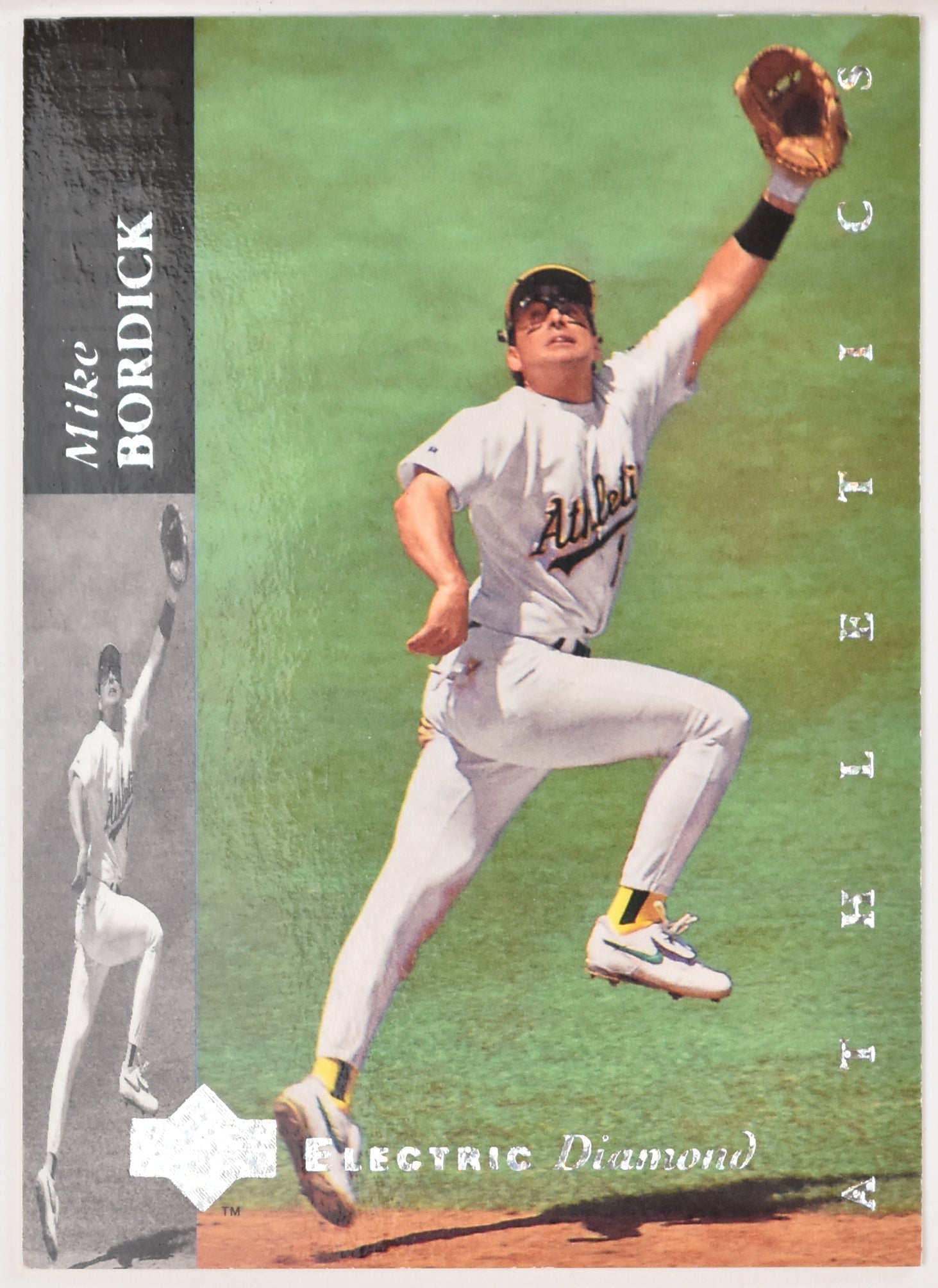 Mike Bordick 174 Upper Deck Electric Diamond Baseball Card
