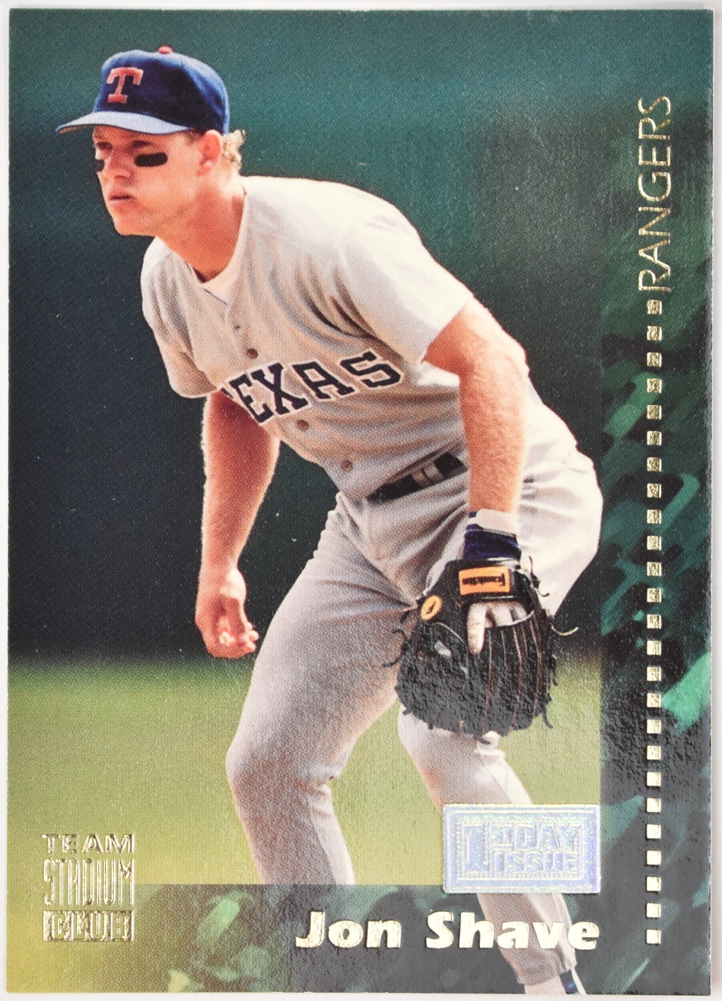 Team Stadium Club 1994 Baseball Card Jon Shave 247 Texas Rangers