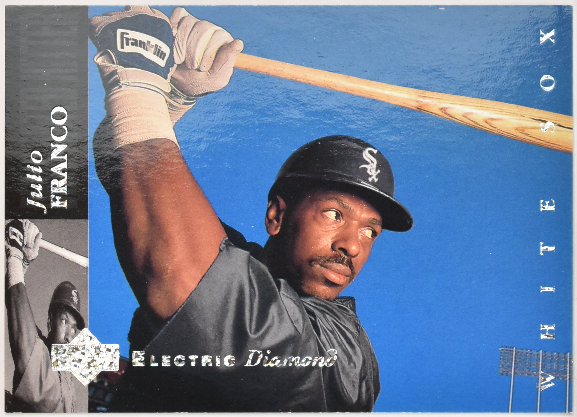 Julio Franco 57 Upper Deck Electric Diamond Baseball Card 1994