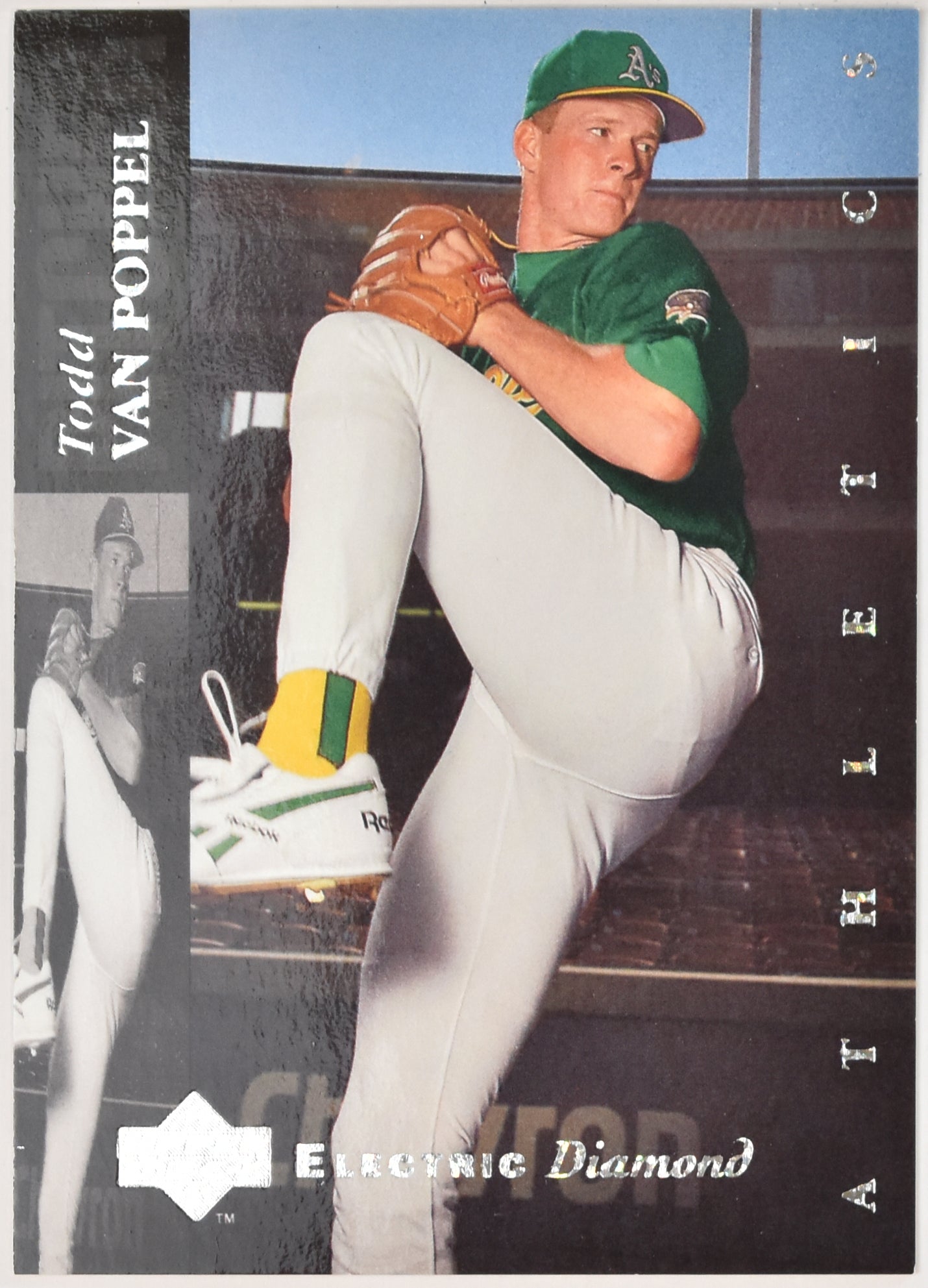 Todd Van poppel 195 Upper Deck Electric Diamond Baseball Card