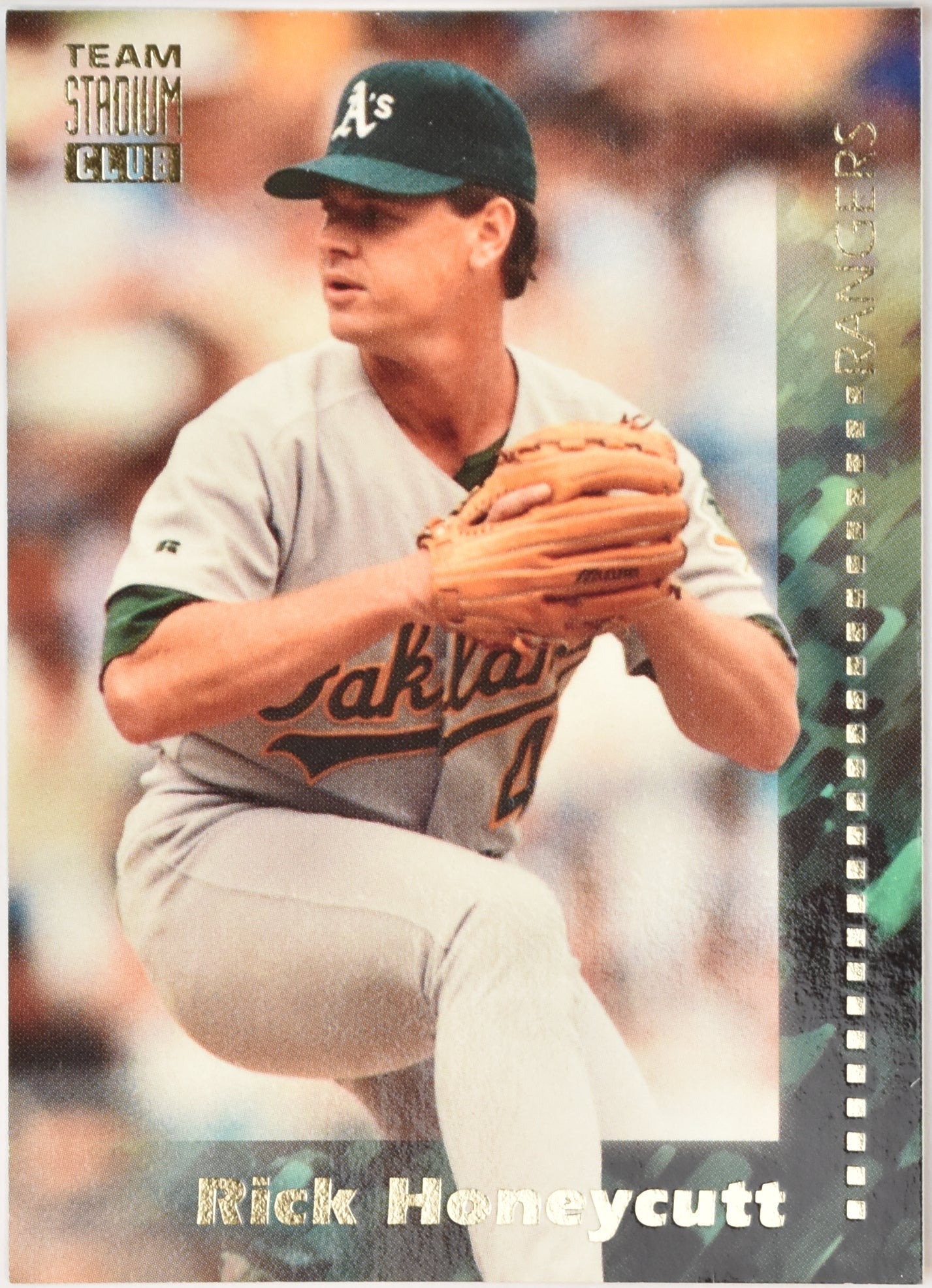 Rick Honeycutt 242 Texas Rangers Team Stadium Club 1994 Baseball Card