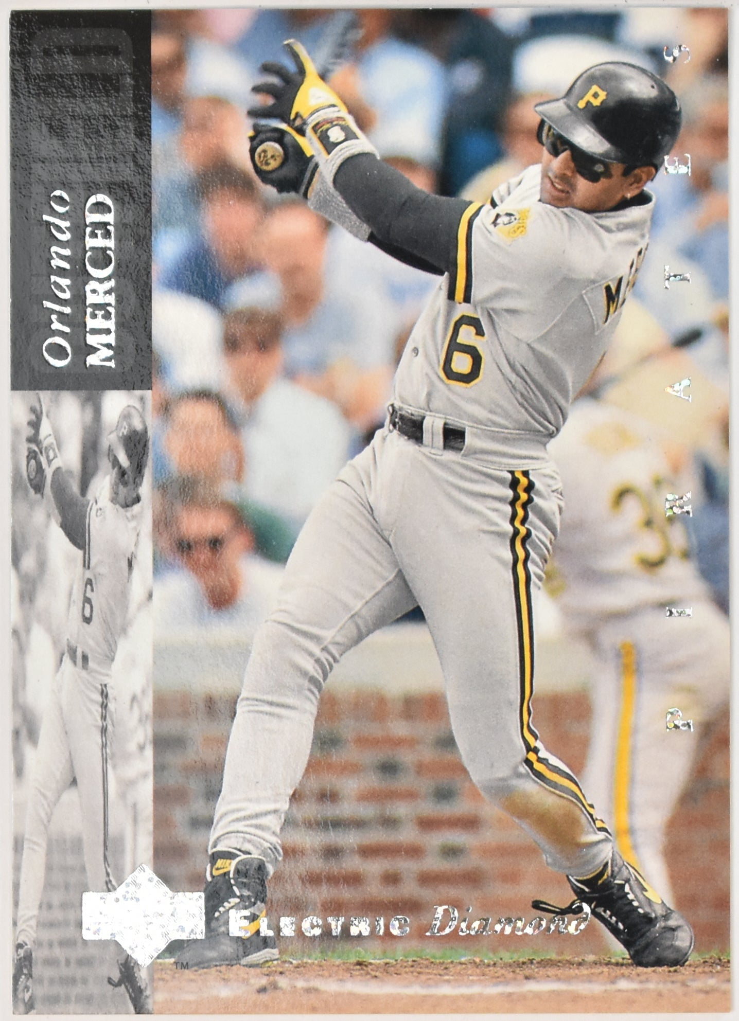 Orlando Merced 182 Upper Deck Electric Diamond Baseball Card 1994