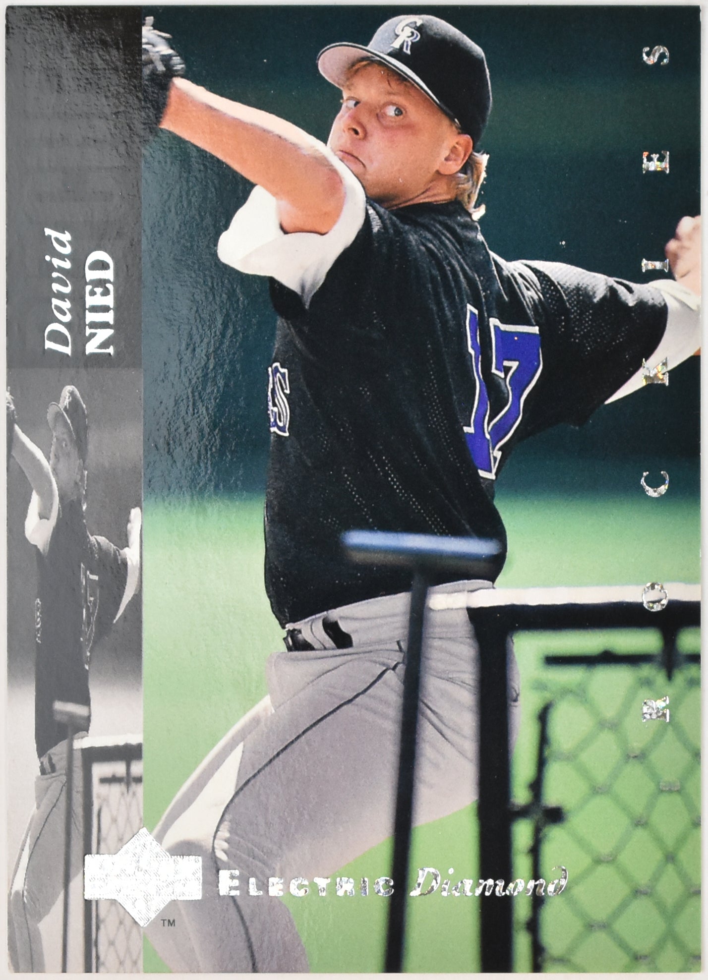 David Nied 70 Upper Deck Electric Diamond Baseball 94