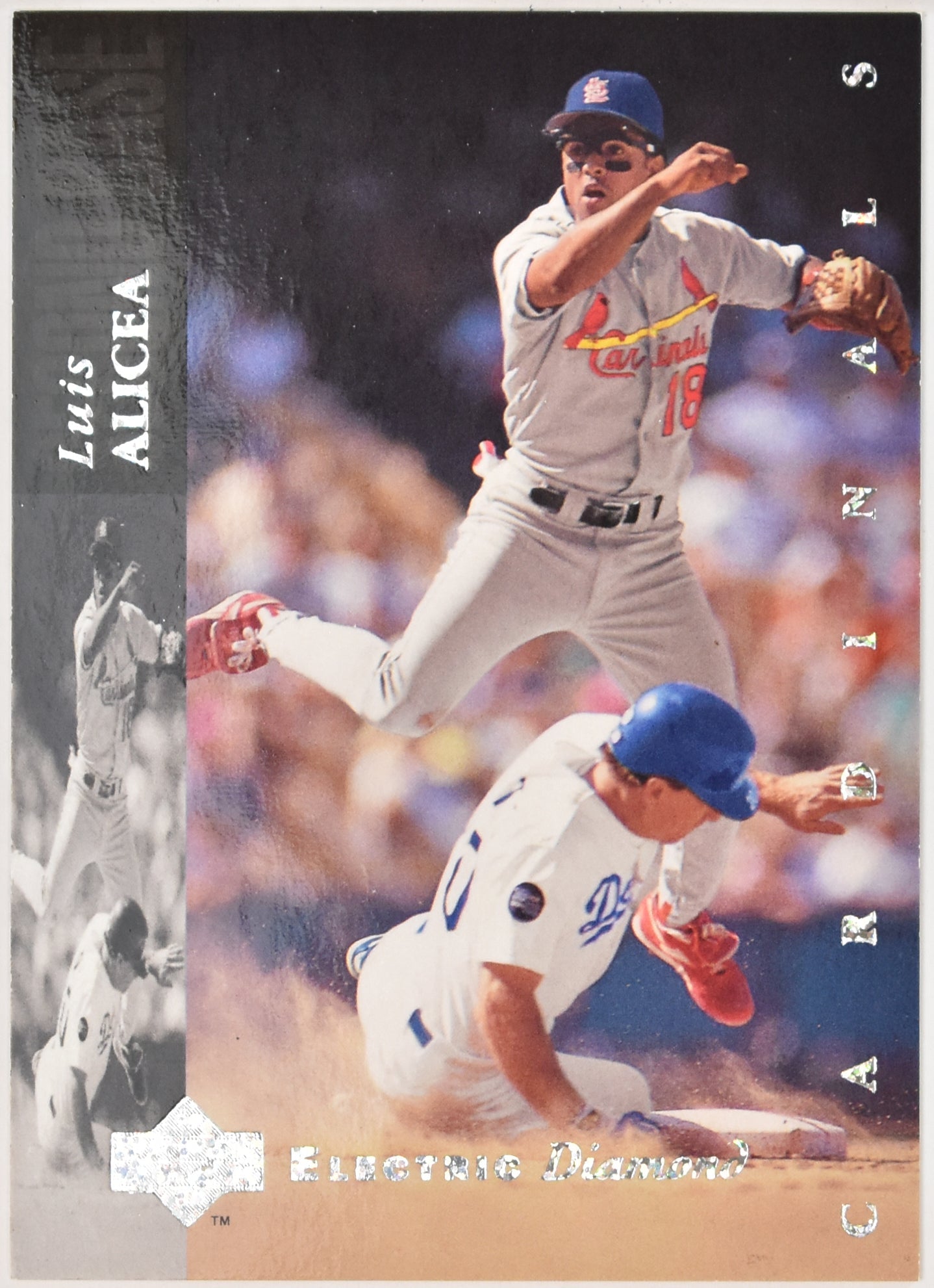 Luis Alicea 239 Upper Deck Electric Diamond Baseball Card 94