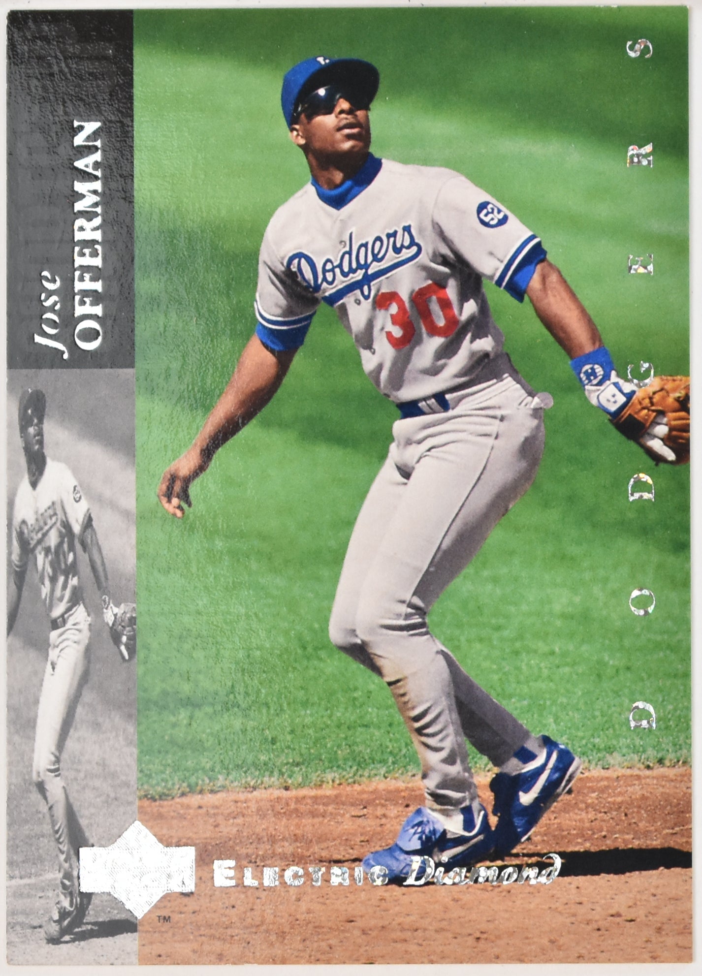 Jose Offerman 236 Upper Deck Electric Diamond Baseball Card 1994