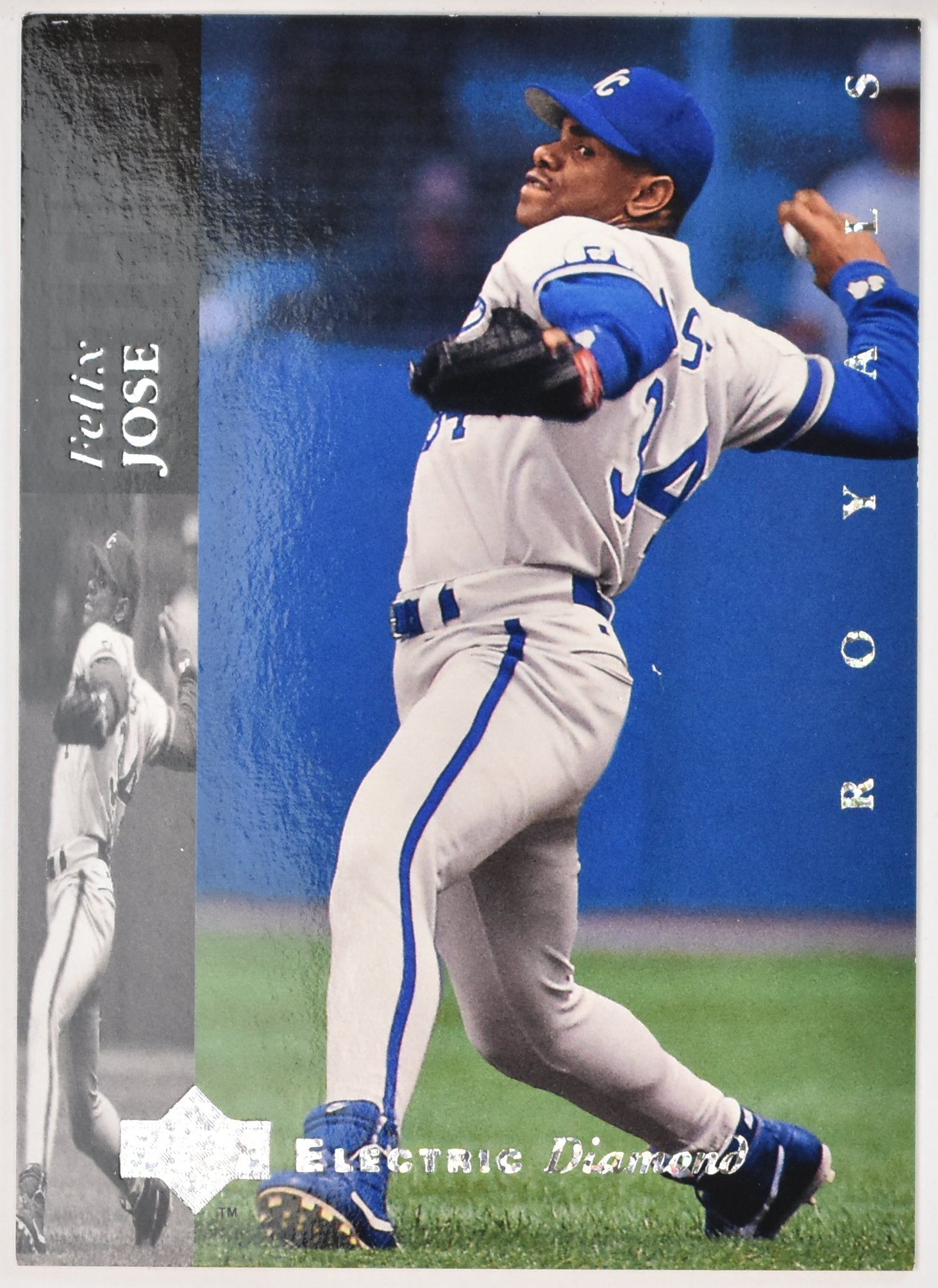 Felix Jose 226 Upper Deck Electric Diamond Baseball Card 94