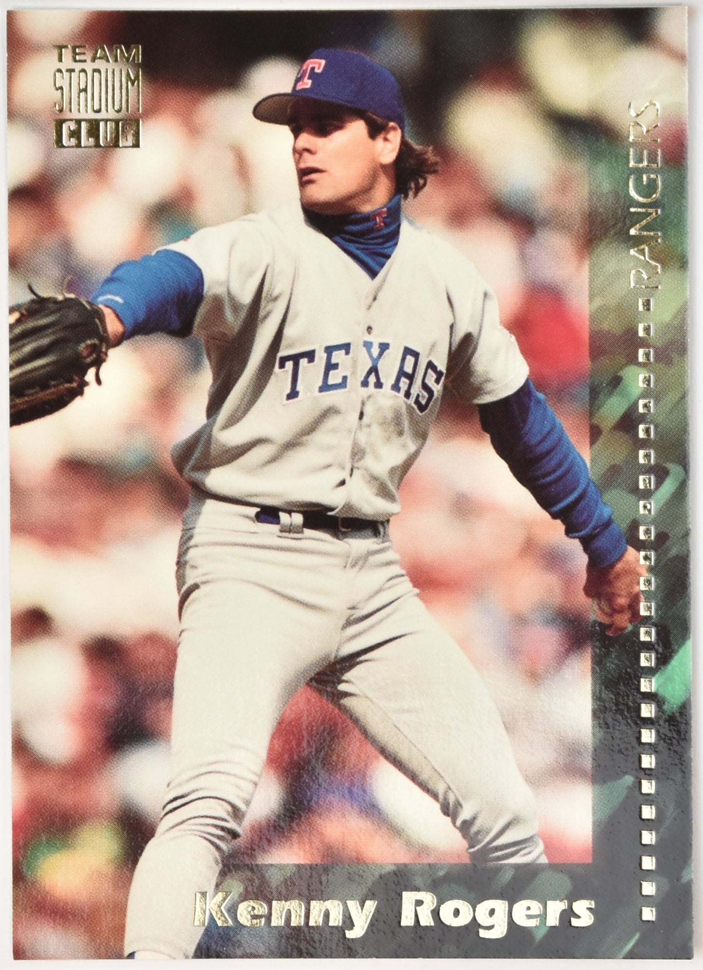 Kenny Rogers 252 Texas Rangers Team Stadium Club 1994 Baseball Card