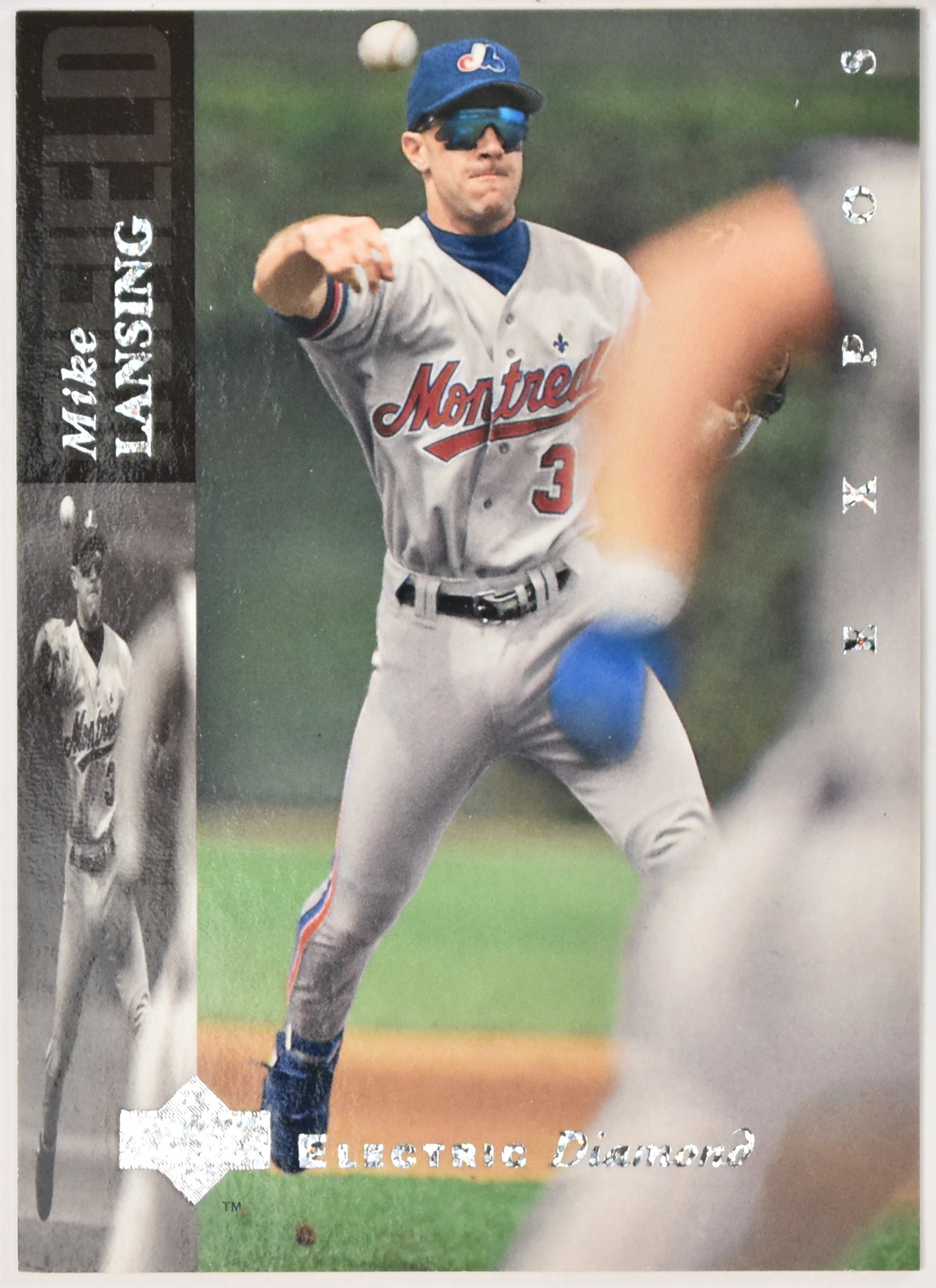 Mike Lansing 244 Upper Deck Electric Diamond Baseball Card 94