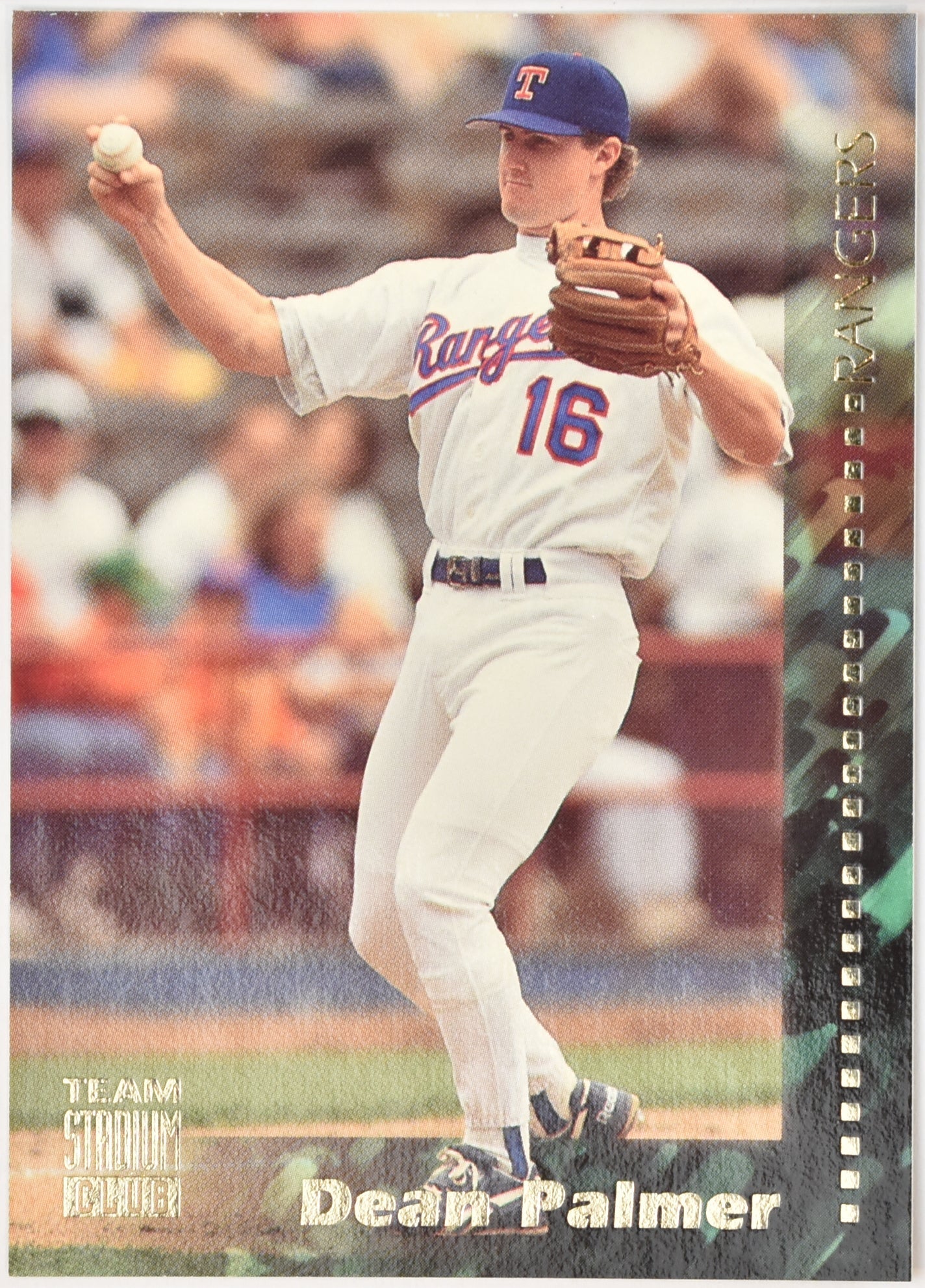 Dean Palmer 269 Texas Rangers Team Stadium Club 1994 Baseball Card