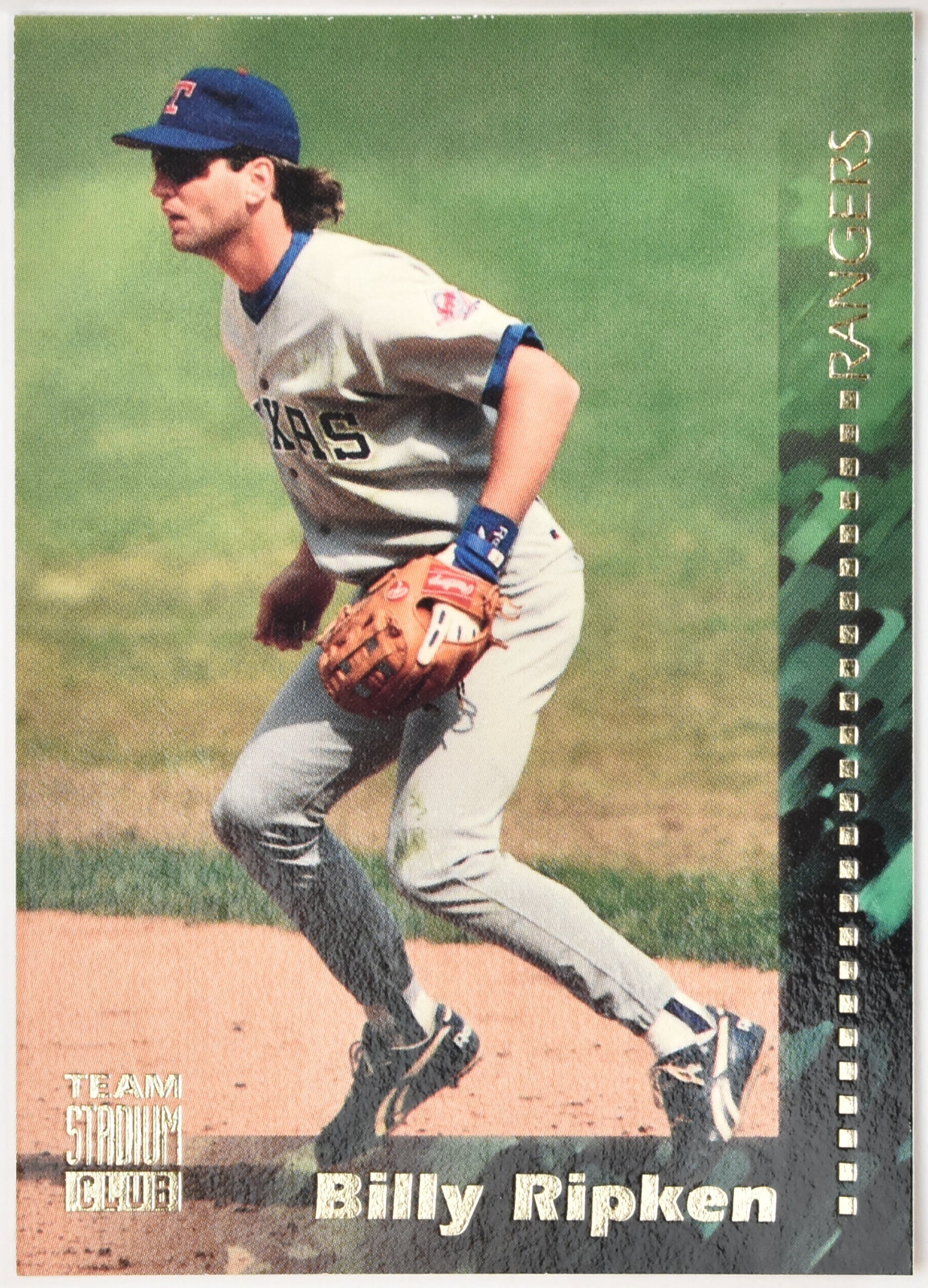 Billy Ripken 268 Texas Rangers Team Stadium Club 1994 Baseball Card