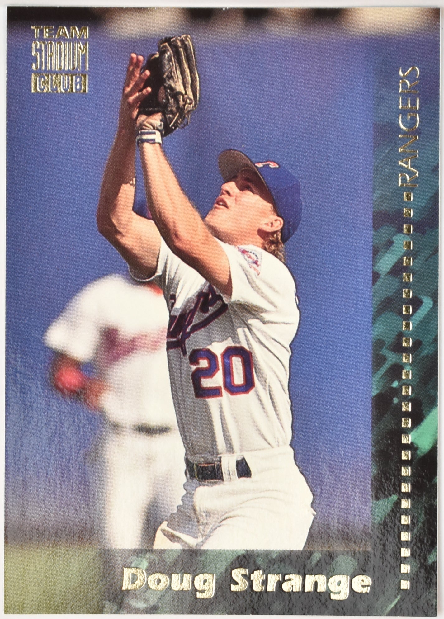 Doug Strange 267 Texas Rangers Team Stadium Club 1994 Baseball Card