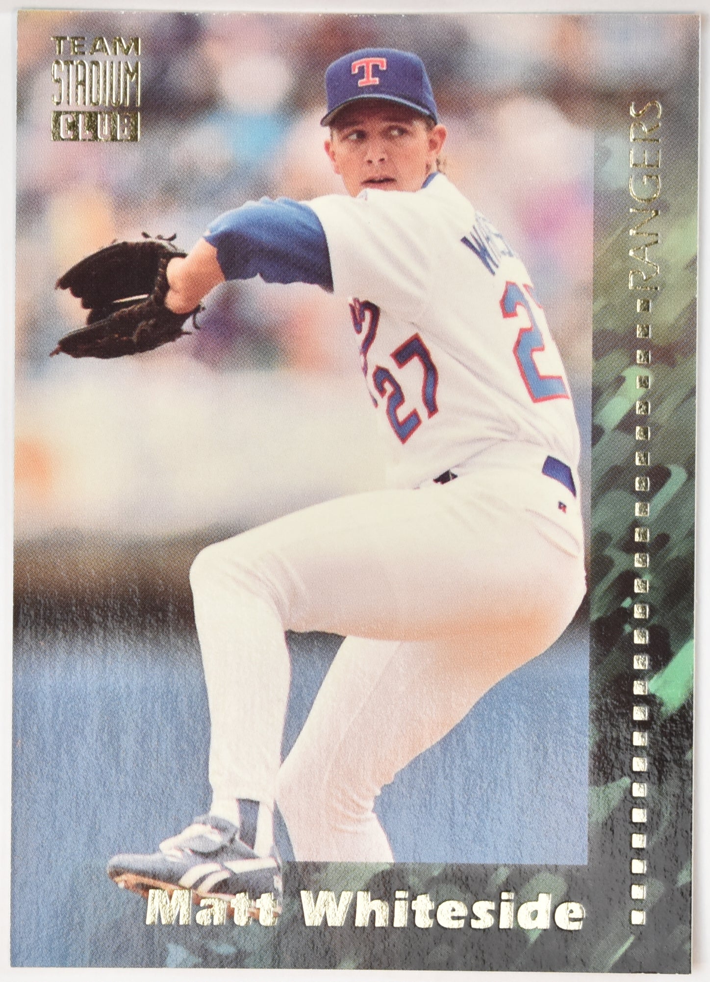 Matt Whiteside 266 Texas Rangers Team Stadium Club 1994 Baseball Card