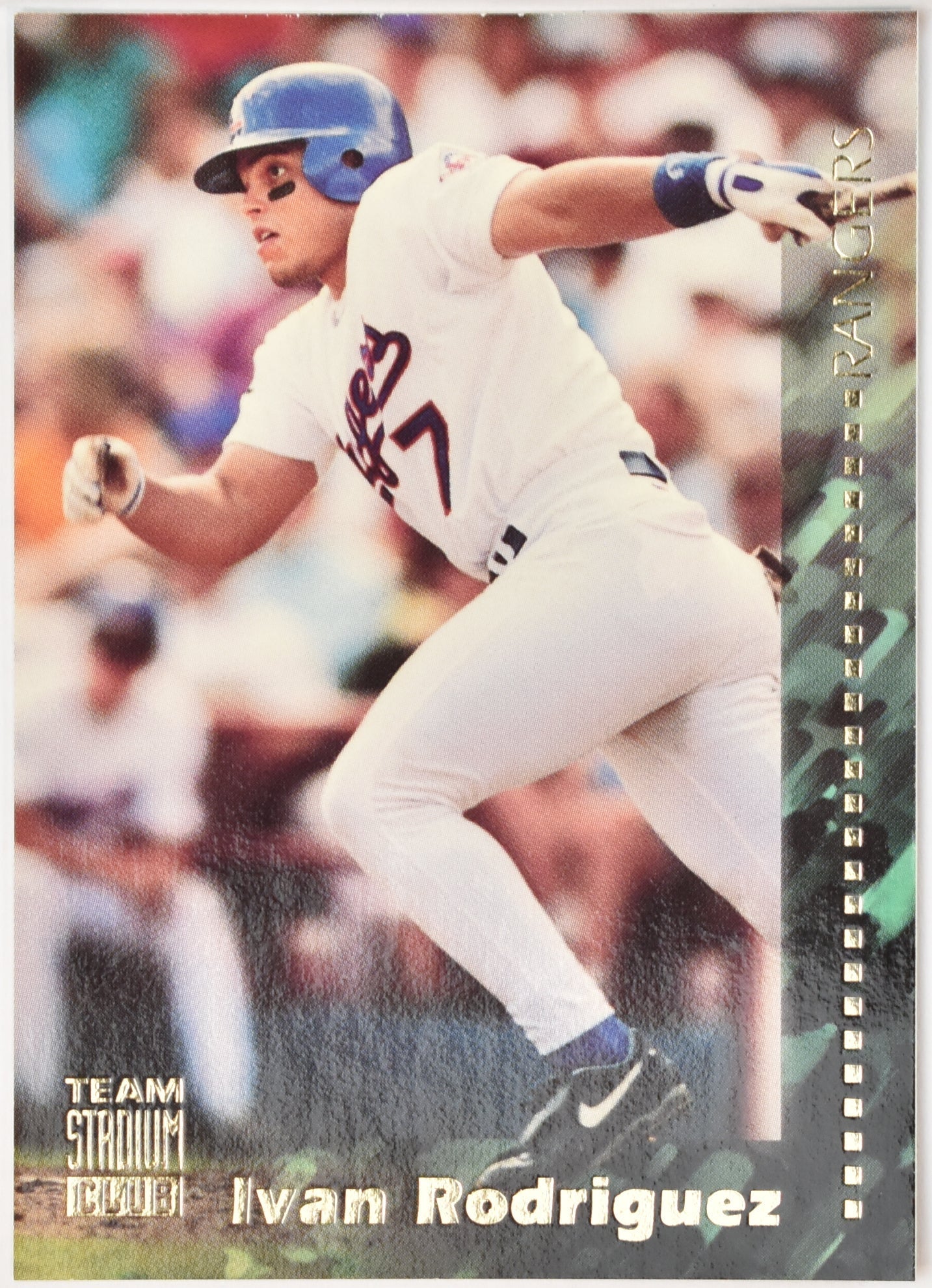 Ivan Rodriguez 265 Texas Rangers Team Stadium Club 1994 Baseball Card