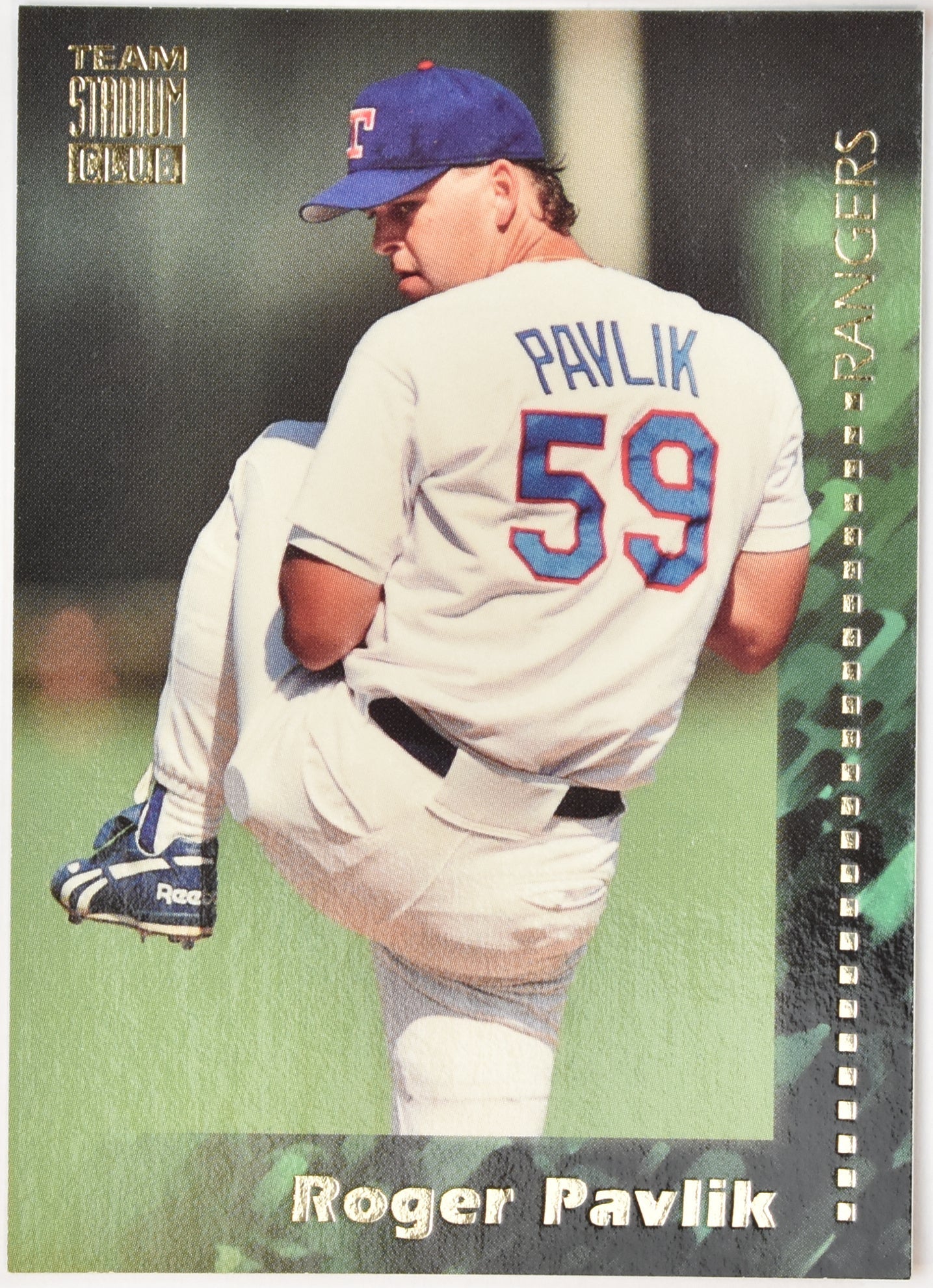 Roger Pavlik 263 Texas Rangers Team Stadium Club 1994 Baseball Card