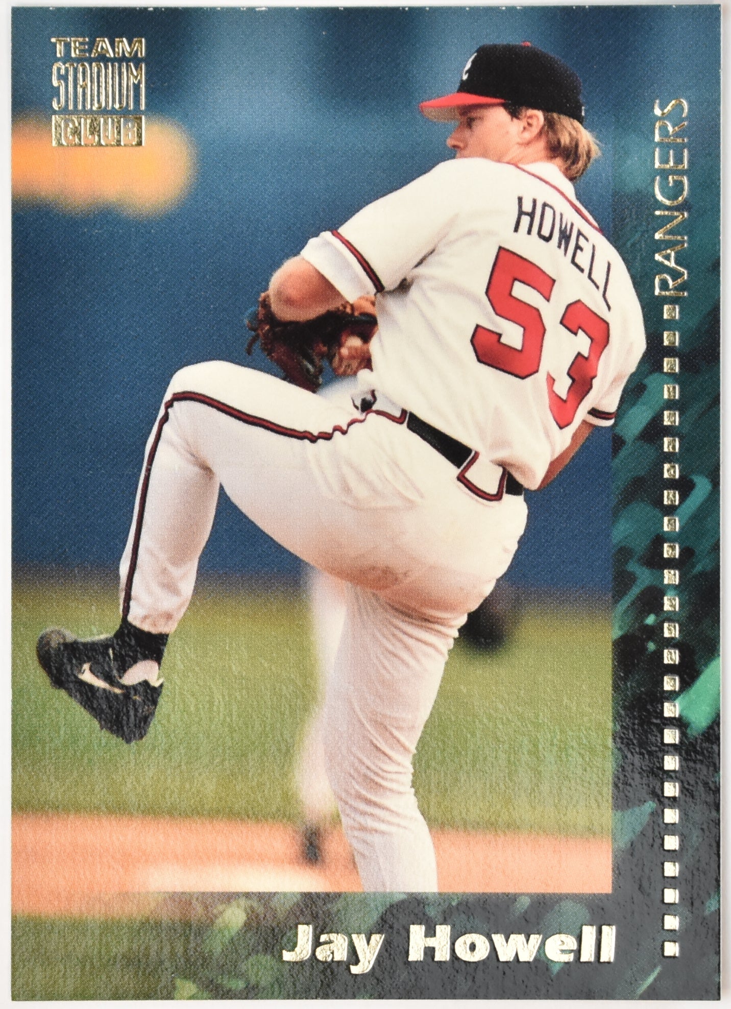 Jay Howell 262 Texas Rangers Team Stadium Club 1994 Baseball Card