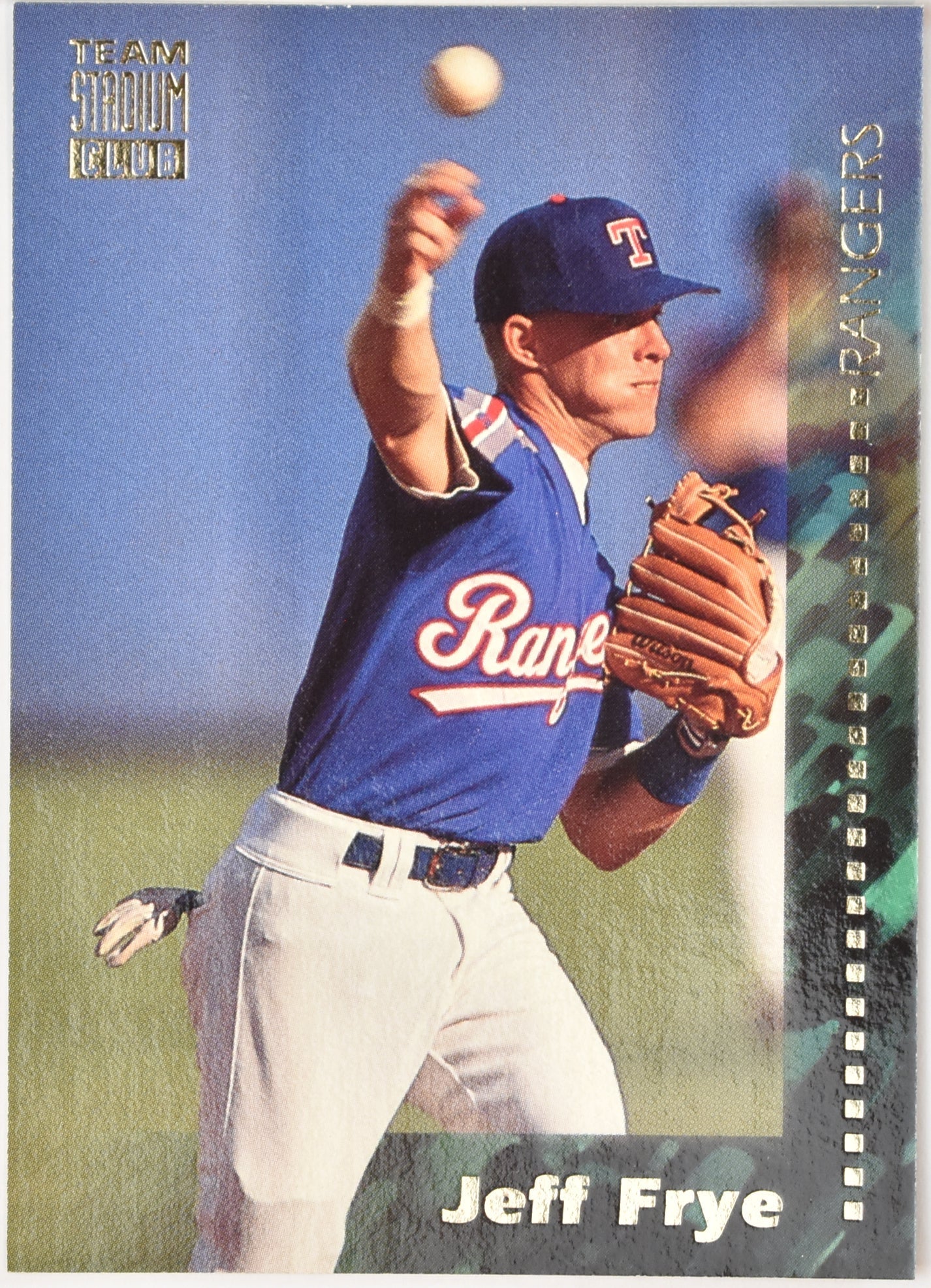 Jeff Frye 261 Texas Rangers Team Stadium Club 1994 Baseball Card