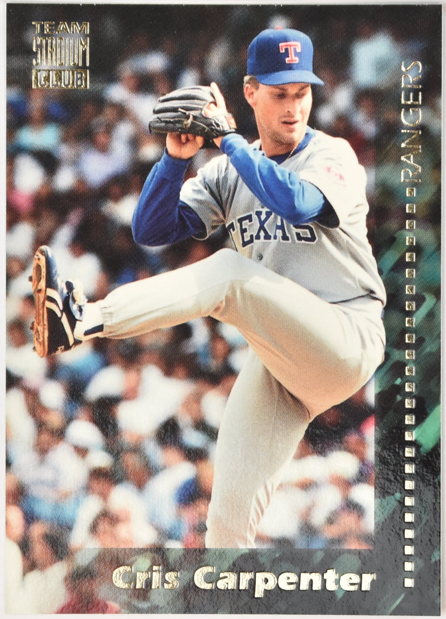 Cris Carpenter 259 Texas Rangers Team Stadium Club 1994 Baseball Card