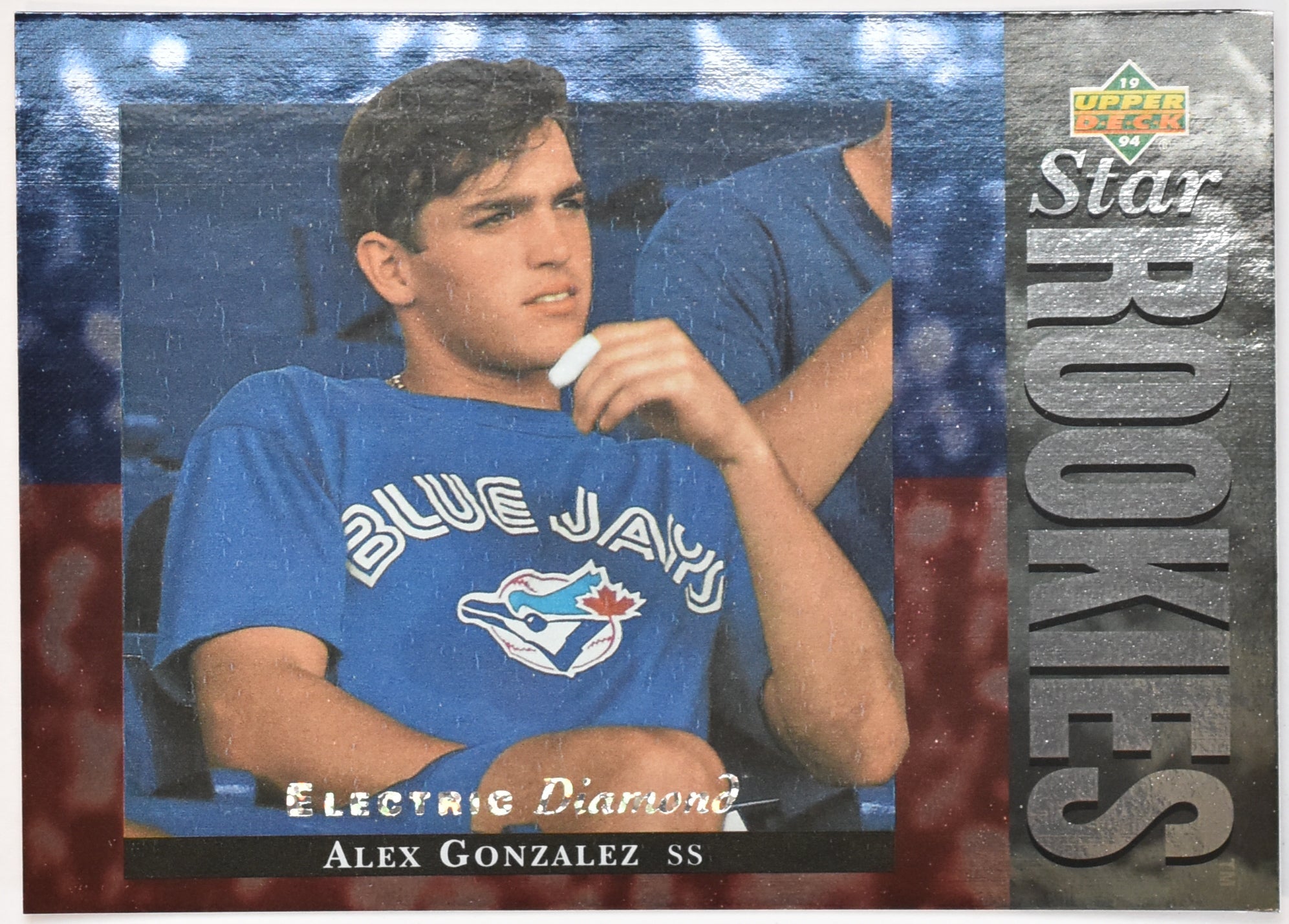 Alex Gonzalez 13 Electric Diamond Stars Rookie 94 Upper Deck Baseball Card