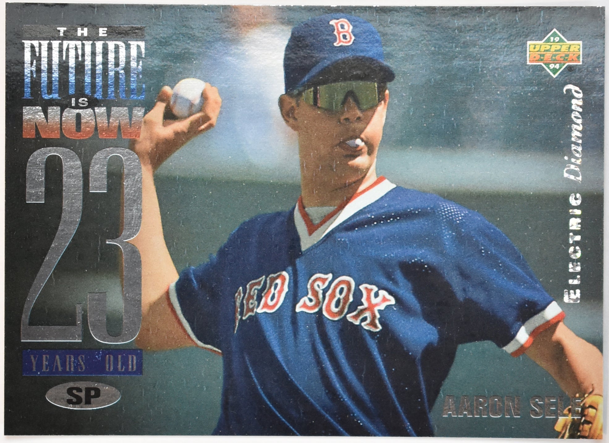 Aaron Sele 45 Electric Diamond 1994 Upper Deck Baseball Card