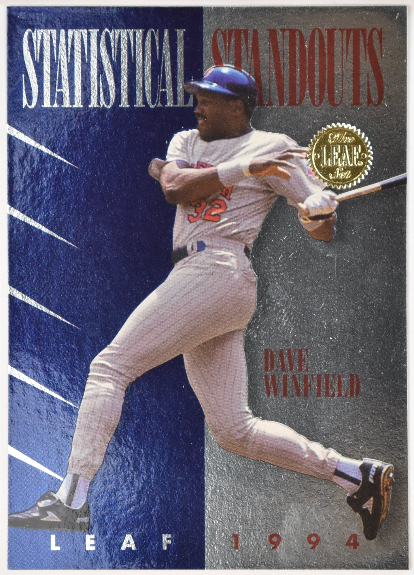Statistical Standouts 1994 Leaf Baseball Card 8-10 Dave Winfield