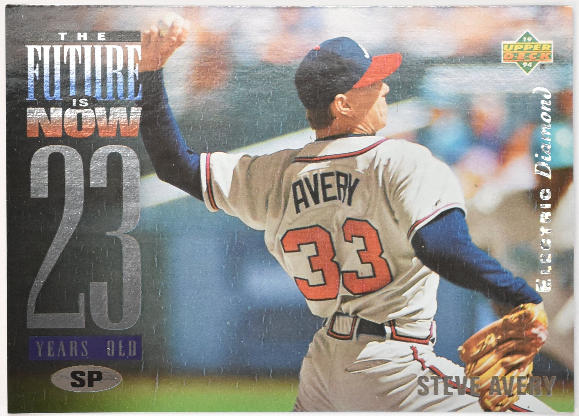Steve Avery 41 Electric Diamond 1994 Upper Deck Baseball Card